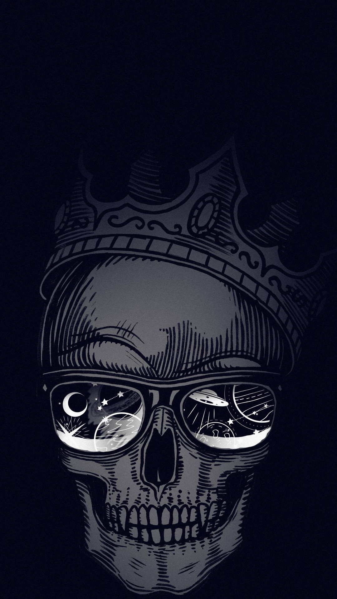 Skull, Illustration, Skull Art, Drawing, Visual Arts. Wallpaper in 1080x1920 Resolution