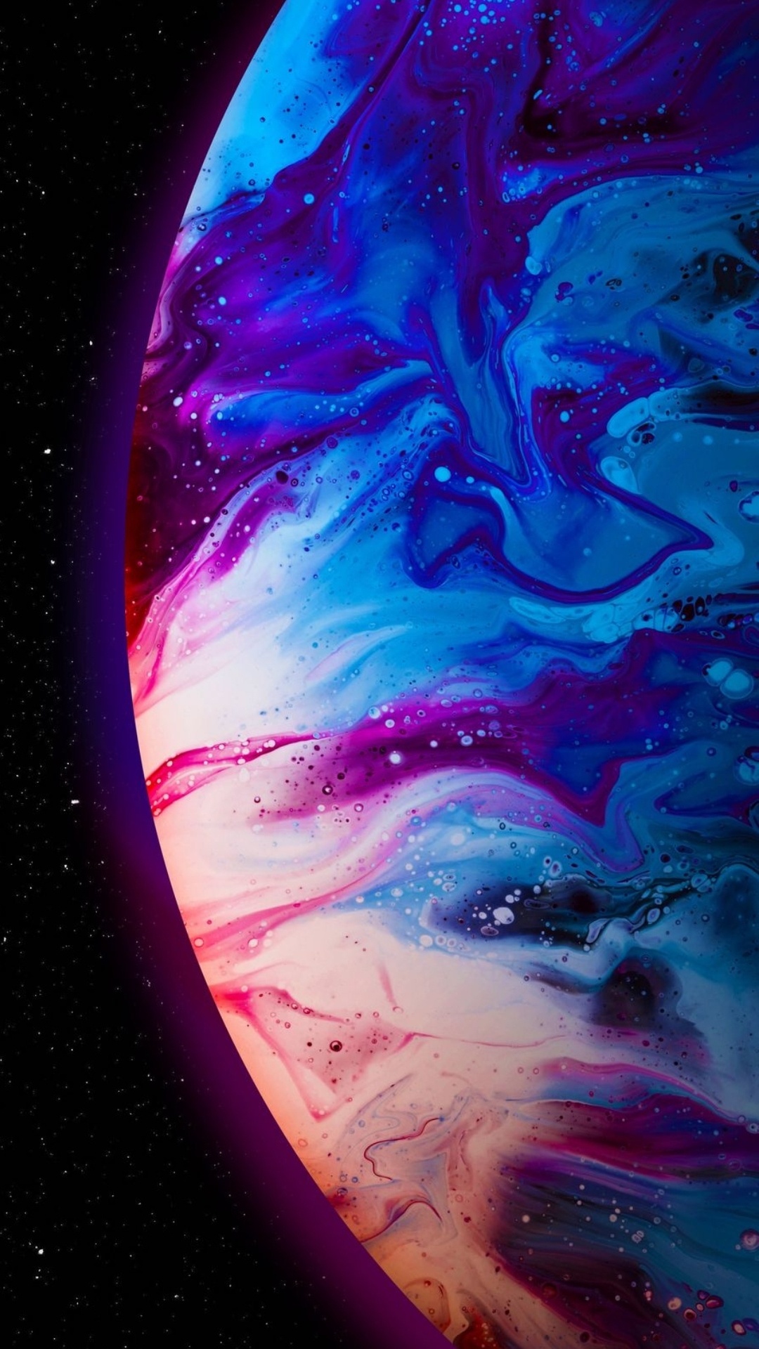 Atmosphäre, Natur, Kunst, Malerei, Magenta. Wallpaper in 1080x1920 Resolution