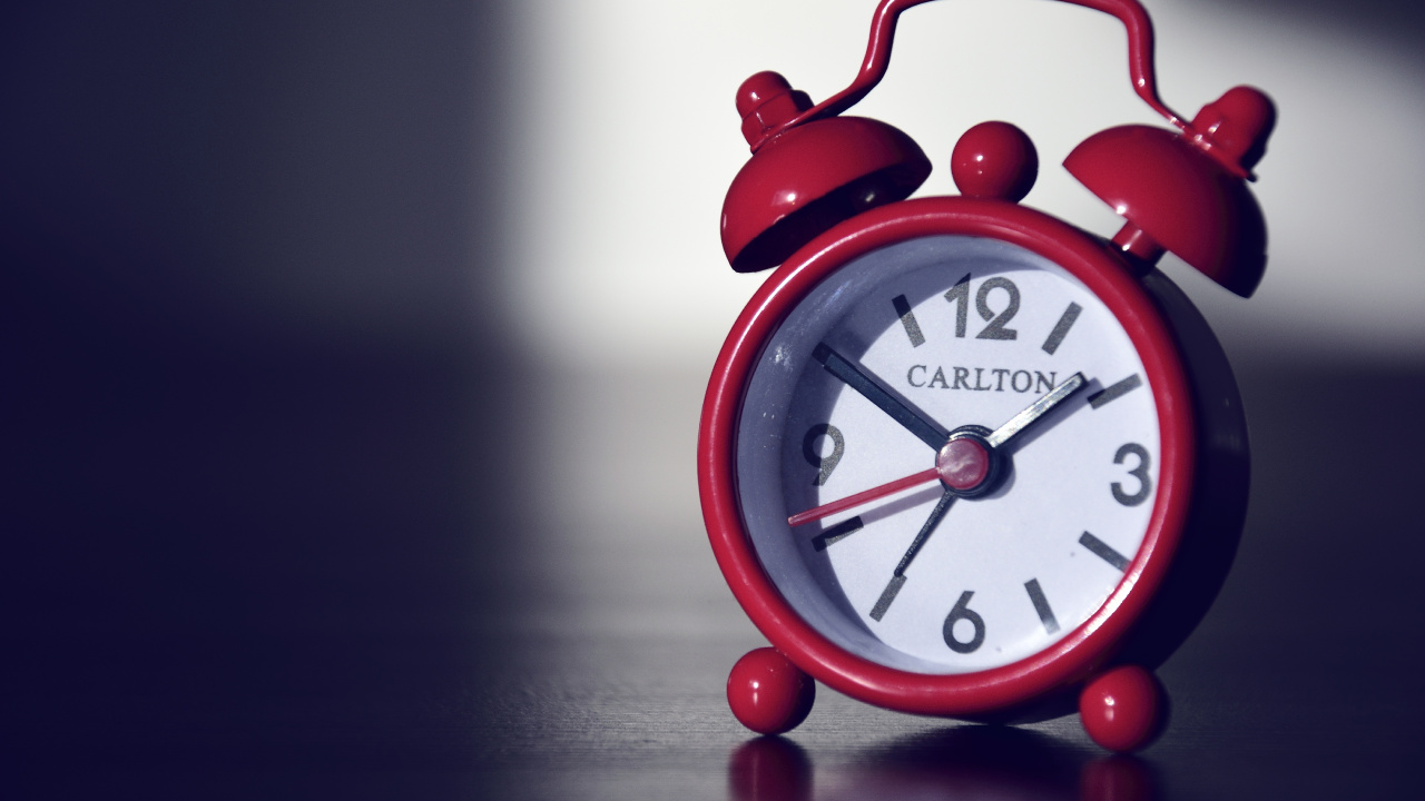 Download 1280x720 Wallpaper Red Alarm Clock at 10 10 Red Alarm Clock at 10 10. Wallpaper in 1280x720 Resolution