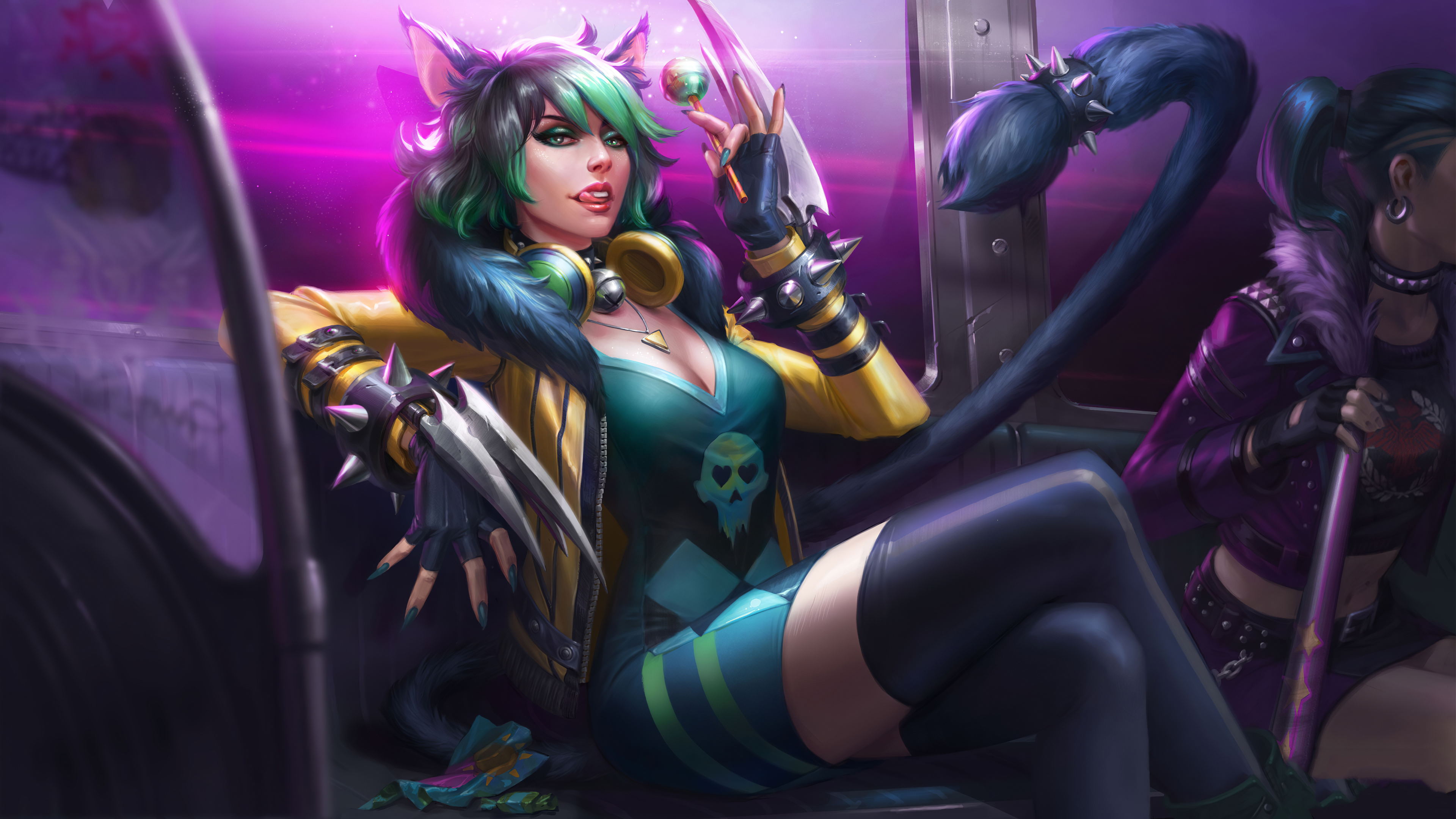 Violette, Personnage de Fiction, Magenta, Faible3n, L'anime. Wallpaper in 3840x2160 Resolution