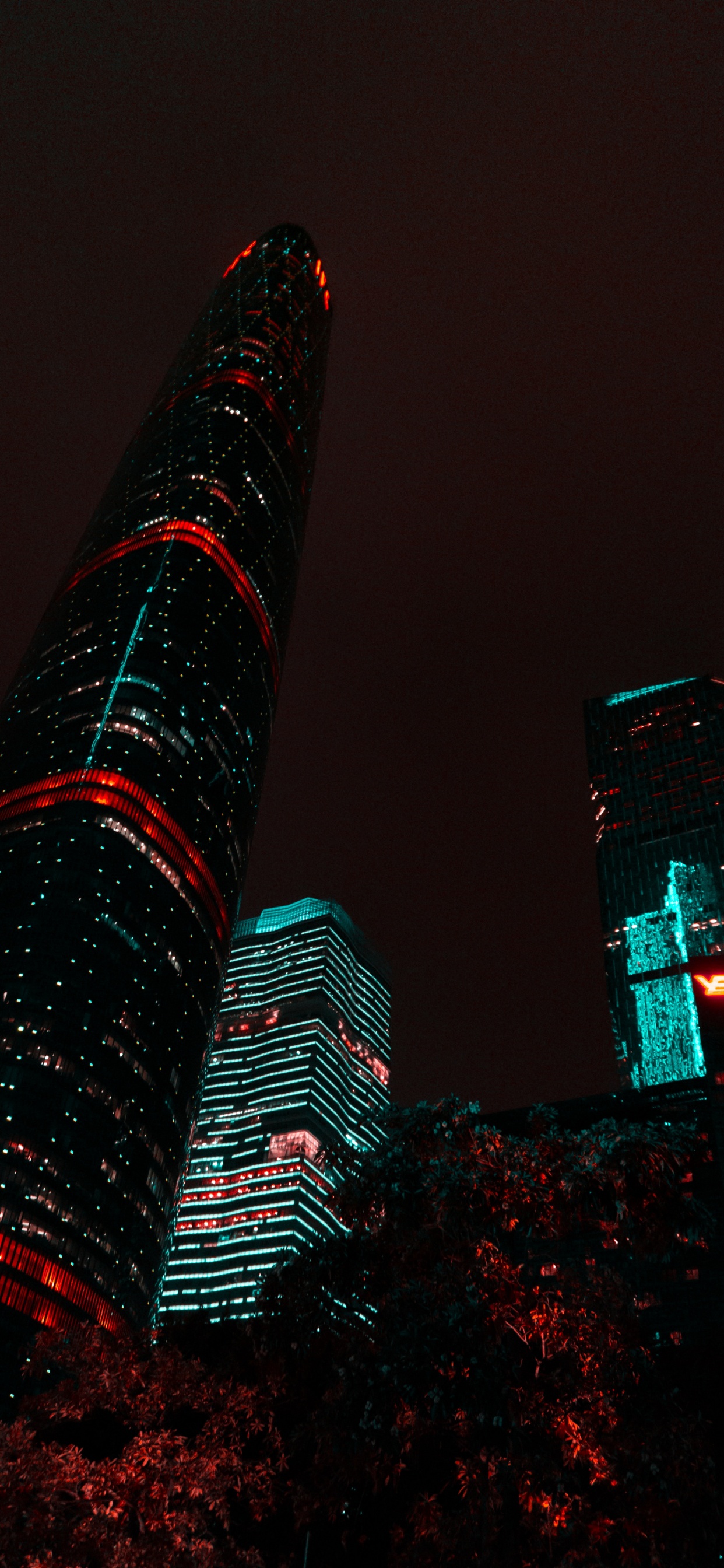 Beatport, Soundcloud, Building, Skyscraper, Tower. Wallpaper in 1242x2688 Resolution