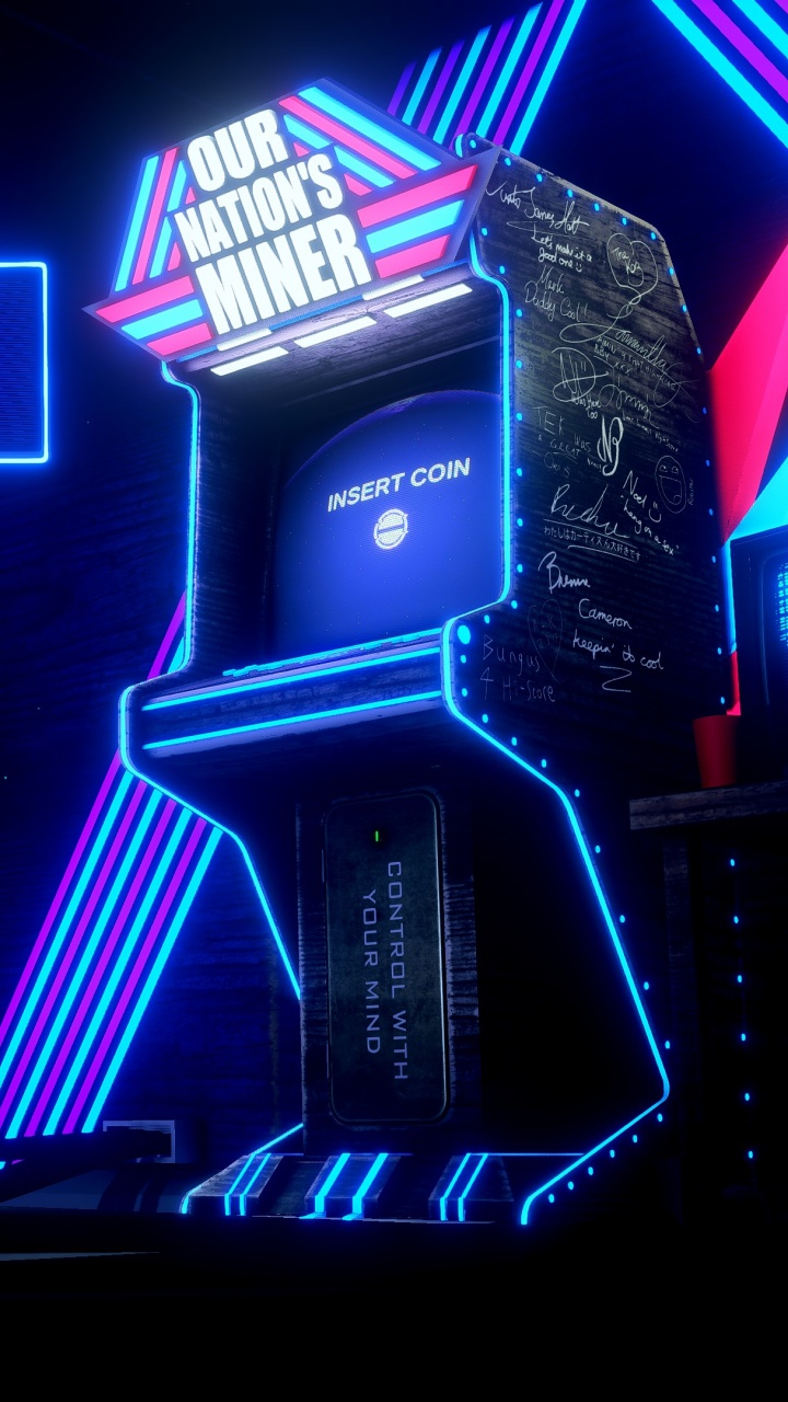 Our Nations Miner, Arcade Game, Entertainment, Purple, Visual Effect Lighting. Wallpaper in 720x1280 Resolution