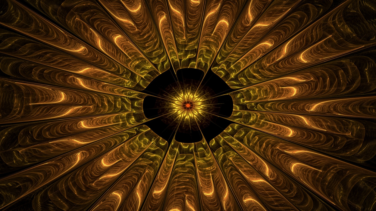 Lumière Ronde Marron et Noire. Wallpaper in 1280x720 Resolution