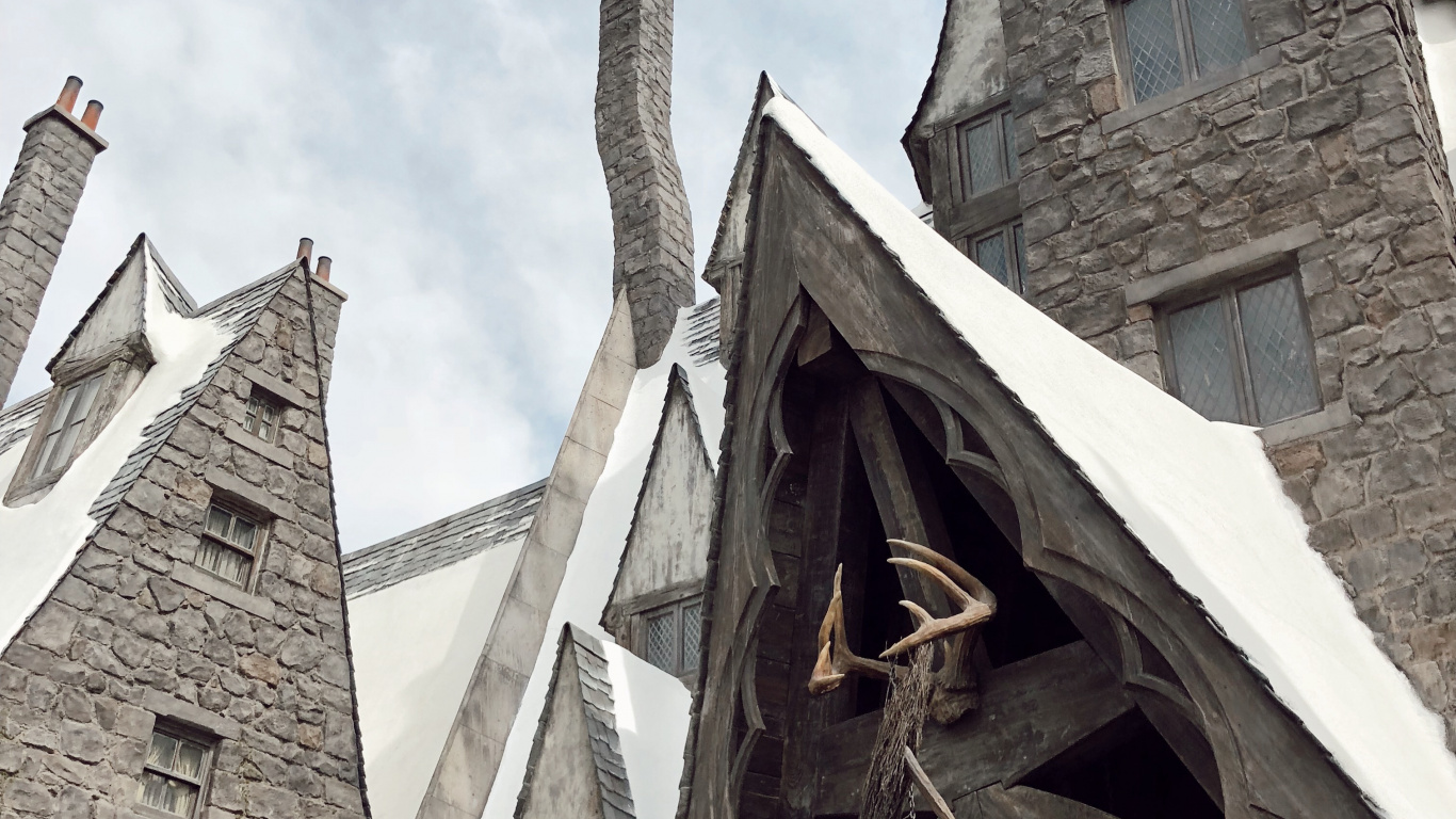 Callejón Diagón, Spire, Edad Media, la Arquitectura Medieval, Faade. Wallpaper in 1366x768 Resolution