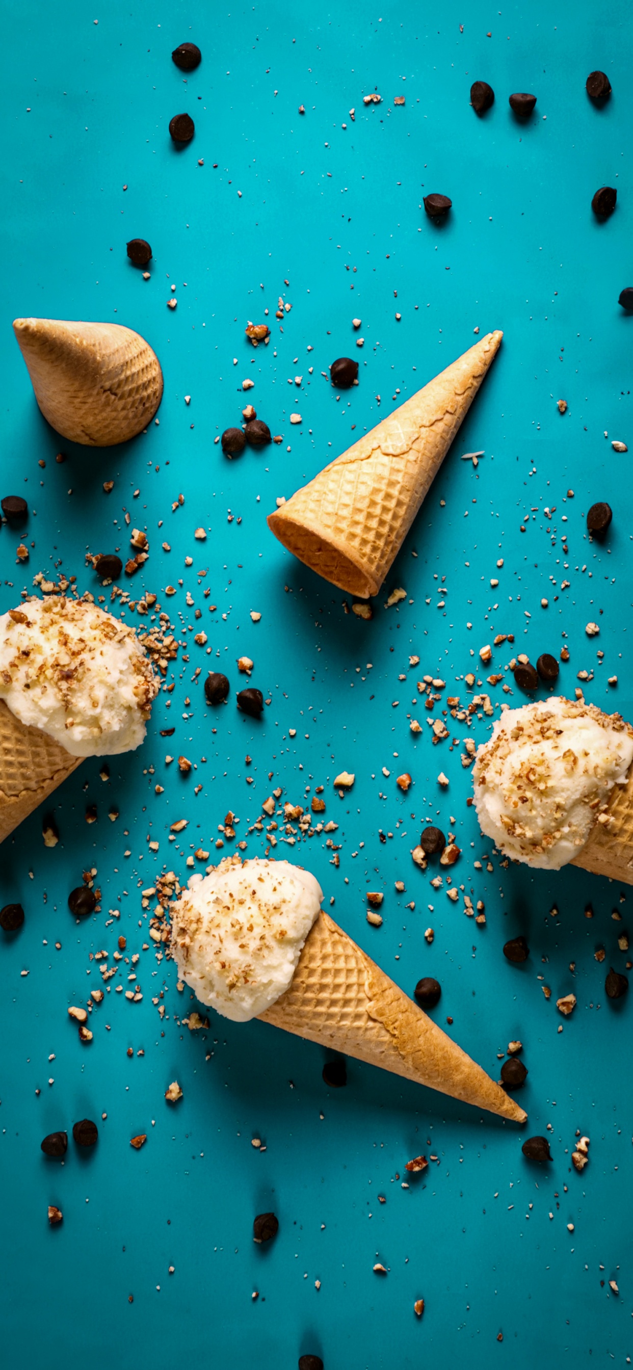 Crème Glacée, Yaourt Glacé, Flan, Gelato, Crème. Wallpaper in 1242x2688 Resolution