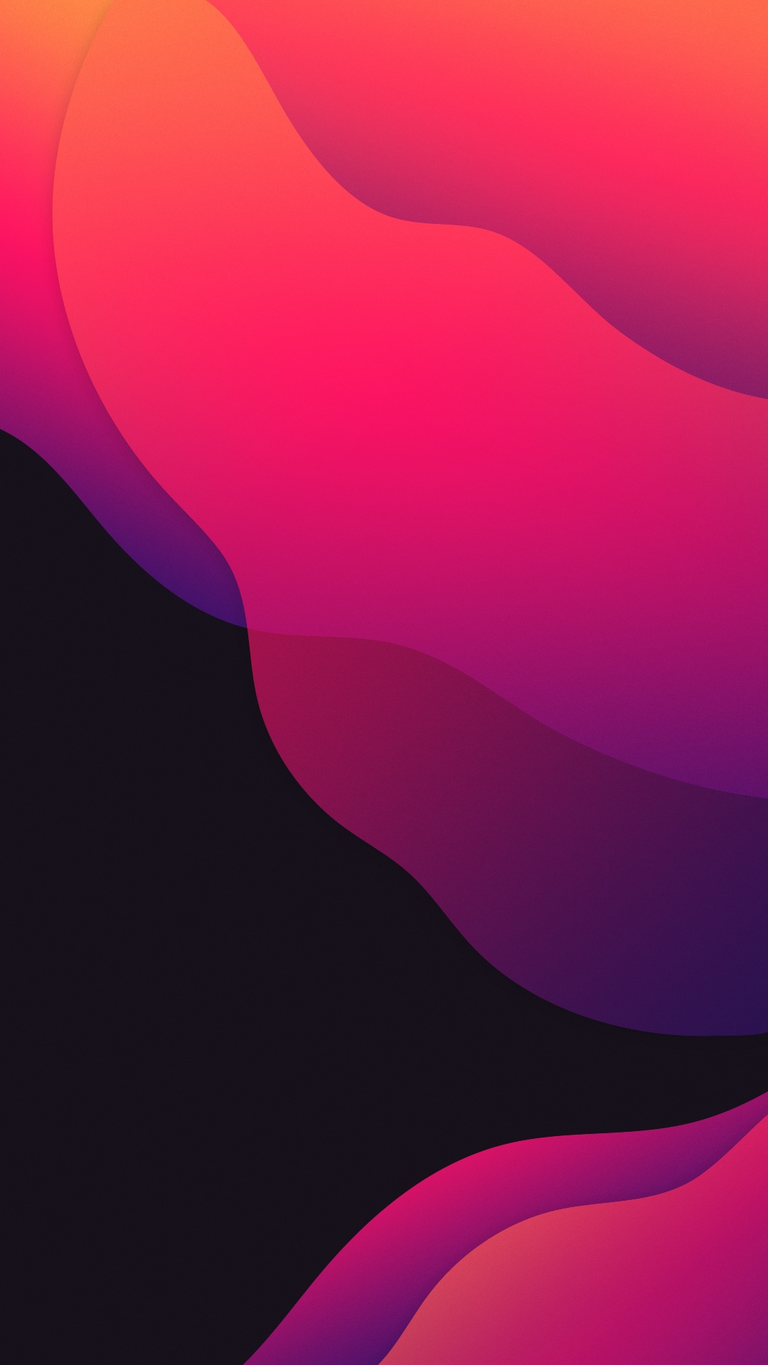 Geometrie, Purpur, Orange, Pink, Veilchen. Wallpaper in 1080x1920 Resolution