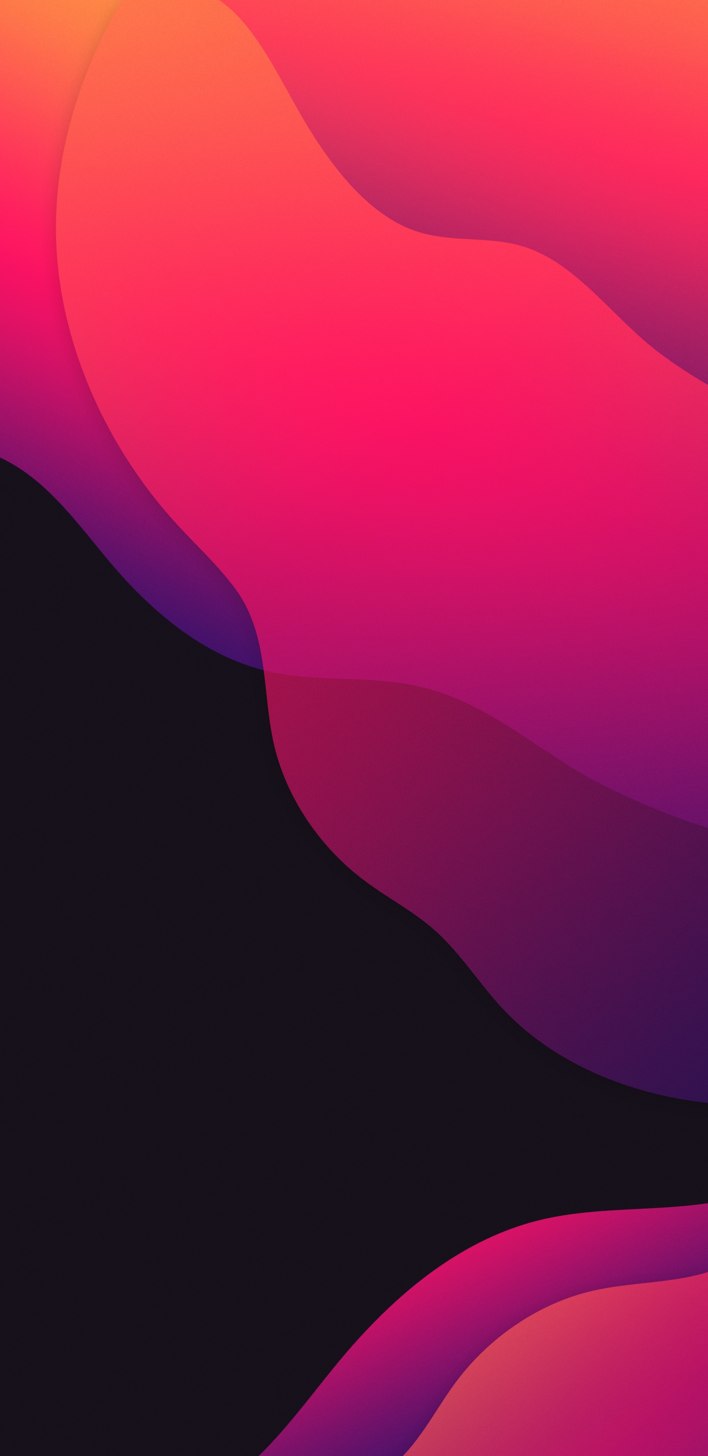 Geometry, Purple, Orange, Pink, Violet. Wallpaper in 1440x2960 Resolution