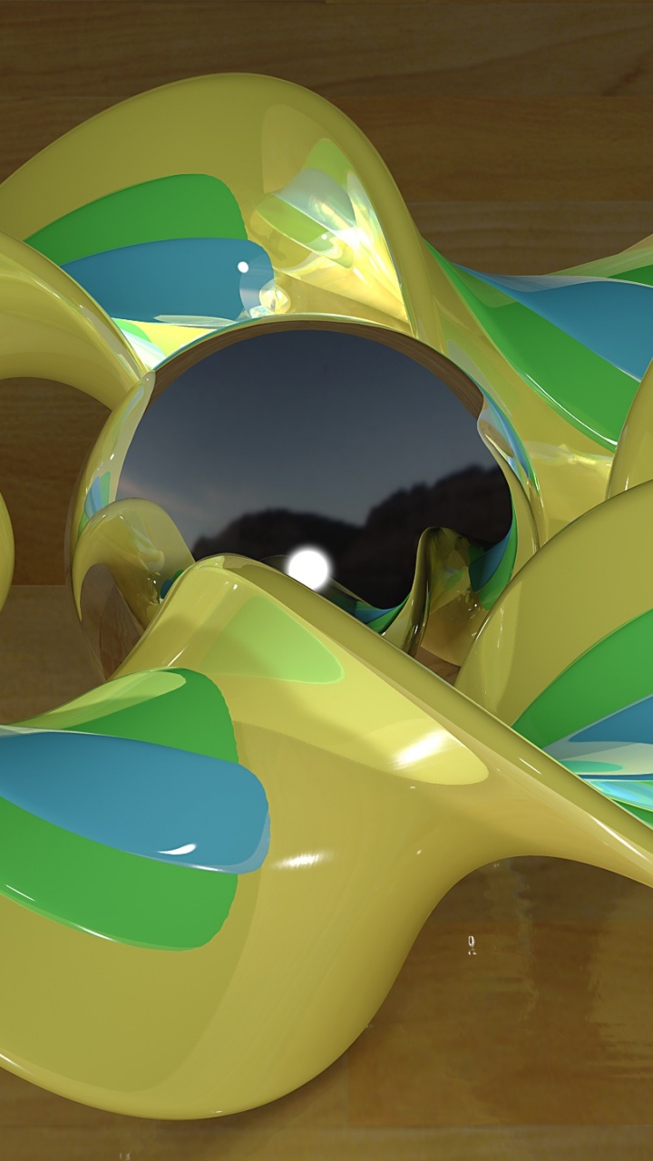 Yellow Blue Green and Red Balloons. Wallpaper in 720x1280 Resolution