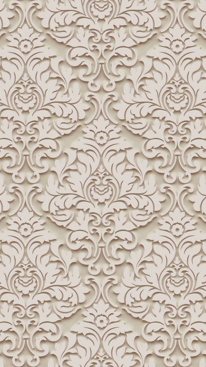 Textile Floral Blanc et Noir. Wallpaper in 720x1280 Resolution