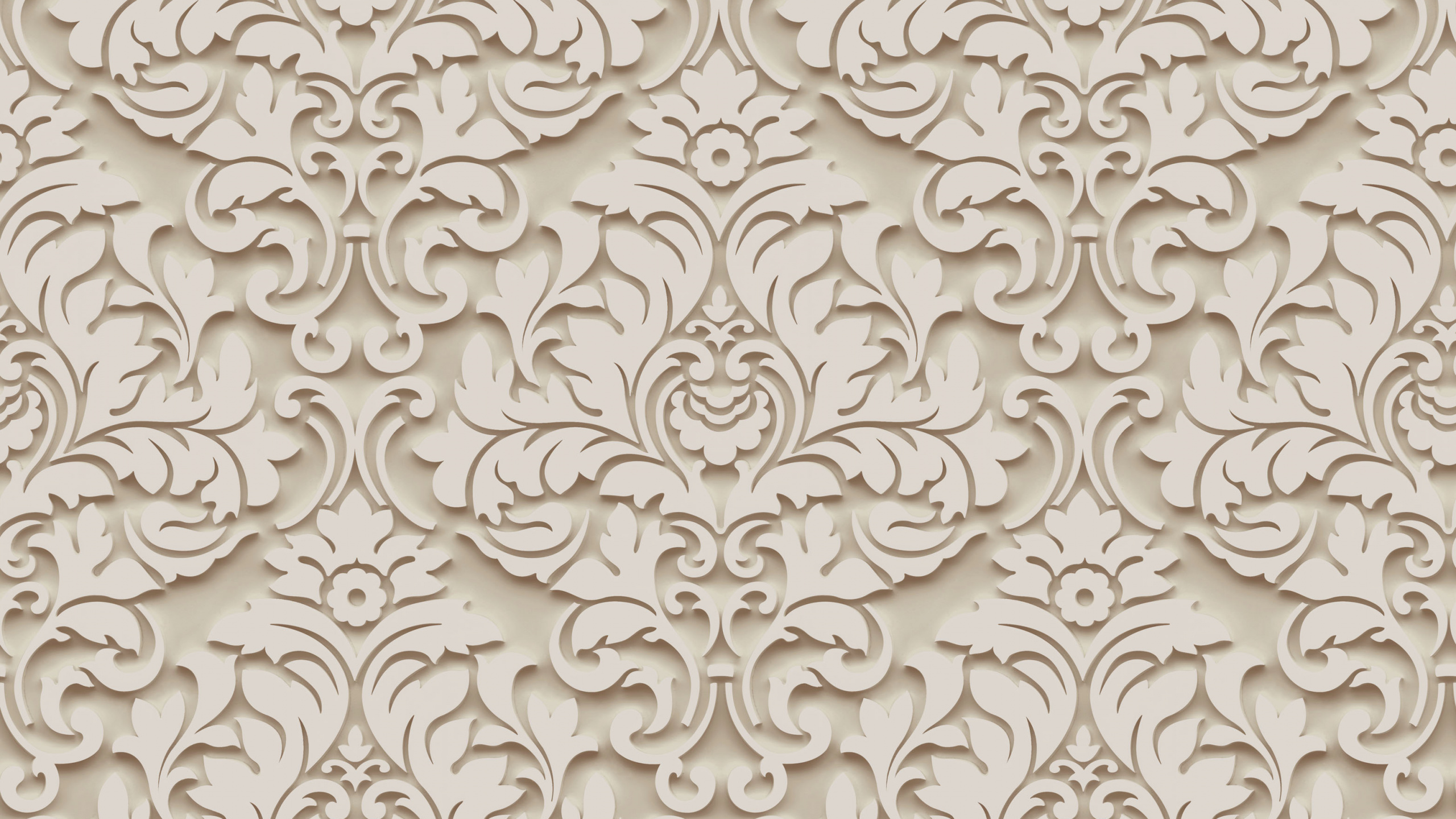 Textil Floral Blanco y Negro. Wallpaper in 2560x1440 Resolution