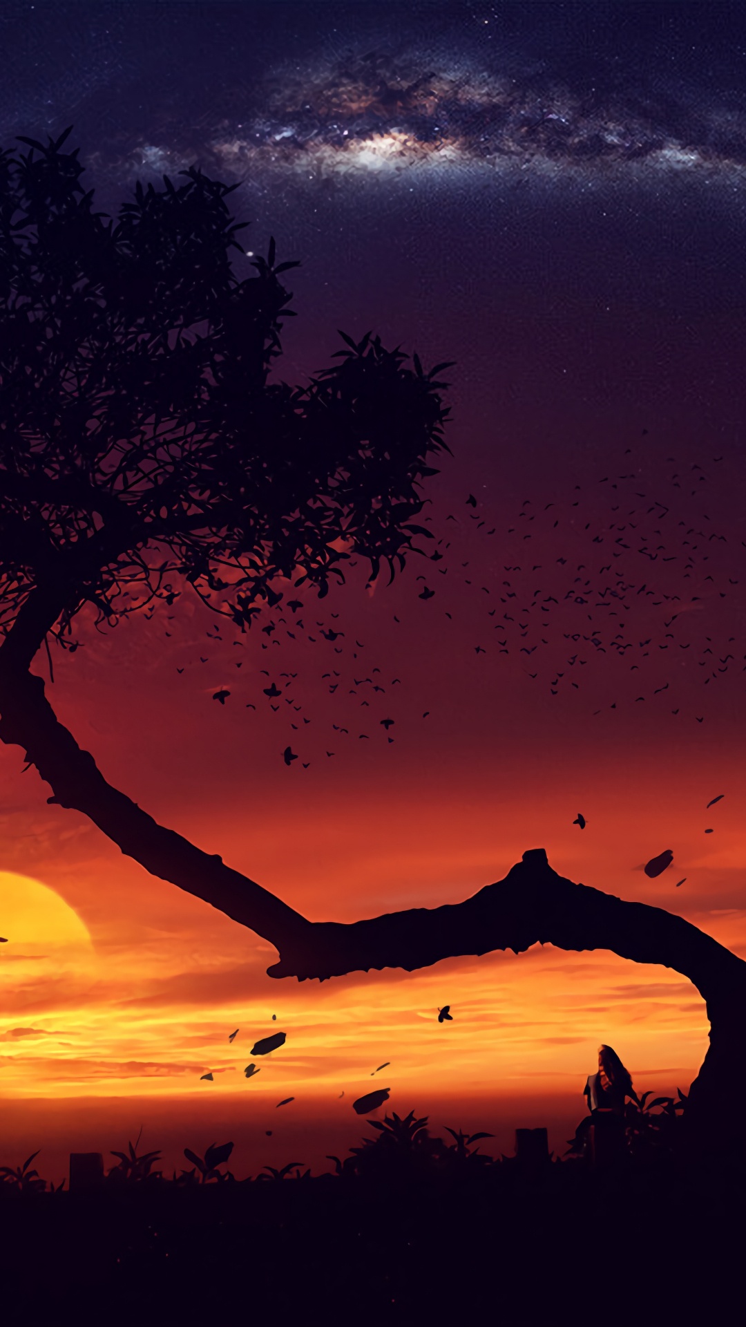 L'art Numérique, Art, la Vie Doit Continuer, Artiste, Atmosphère. Wallpaper in 1080x1920 Resolution