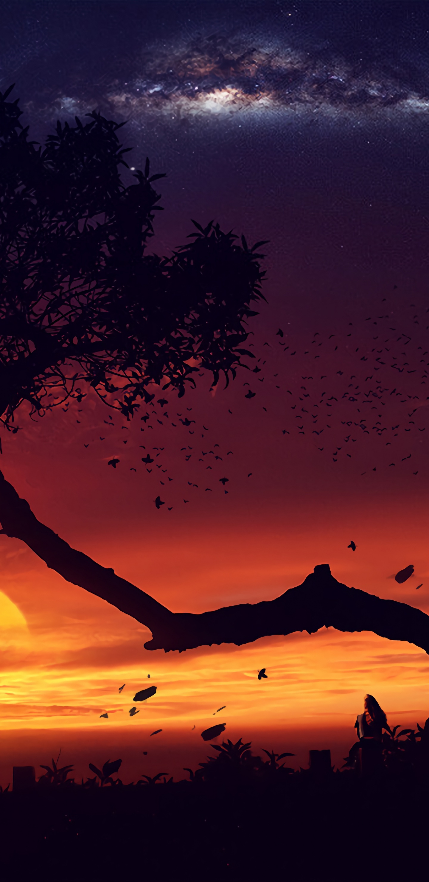 L'art Numérique, Art, la Vie Doit Continuer, Artiste, Atmosphère. Wallpaper in 1440x2960 Resolution