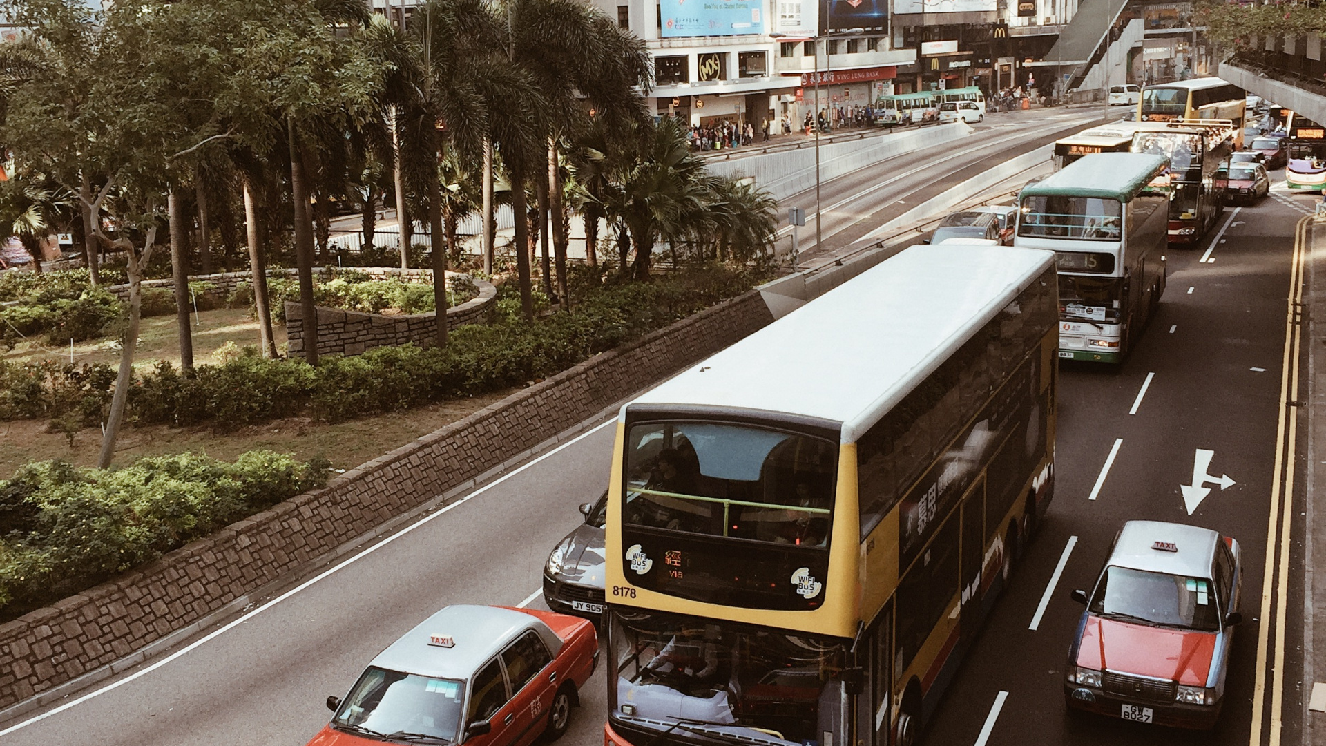 Hongkong, König, Transport, Kfz-Standlicht, Tower Block. Wallpaper in 1920x1080 Resolution