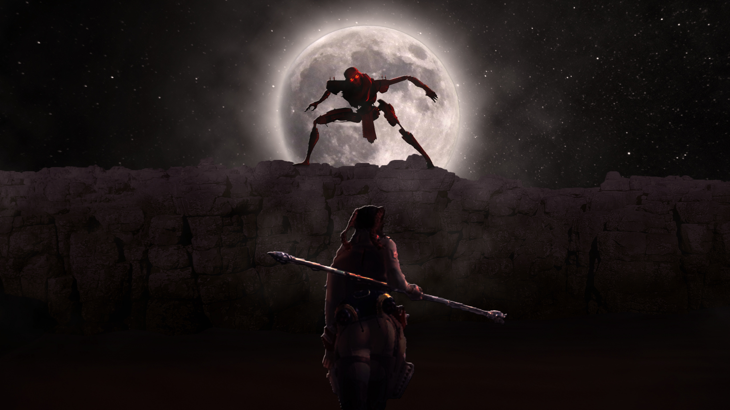 Apex Legends Loba and Revenant, Apex Legends, Revenant, Atmosphere, Light. Wallpaper in 2560x1440 Resolution