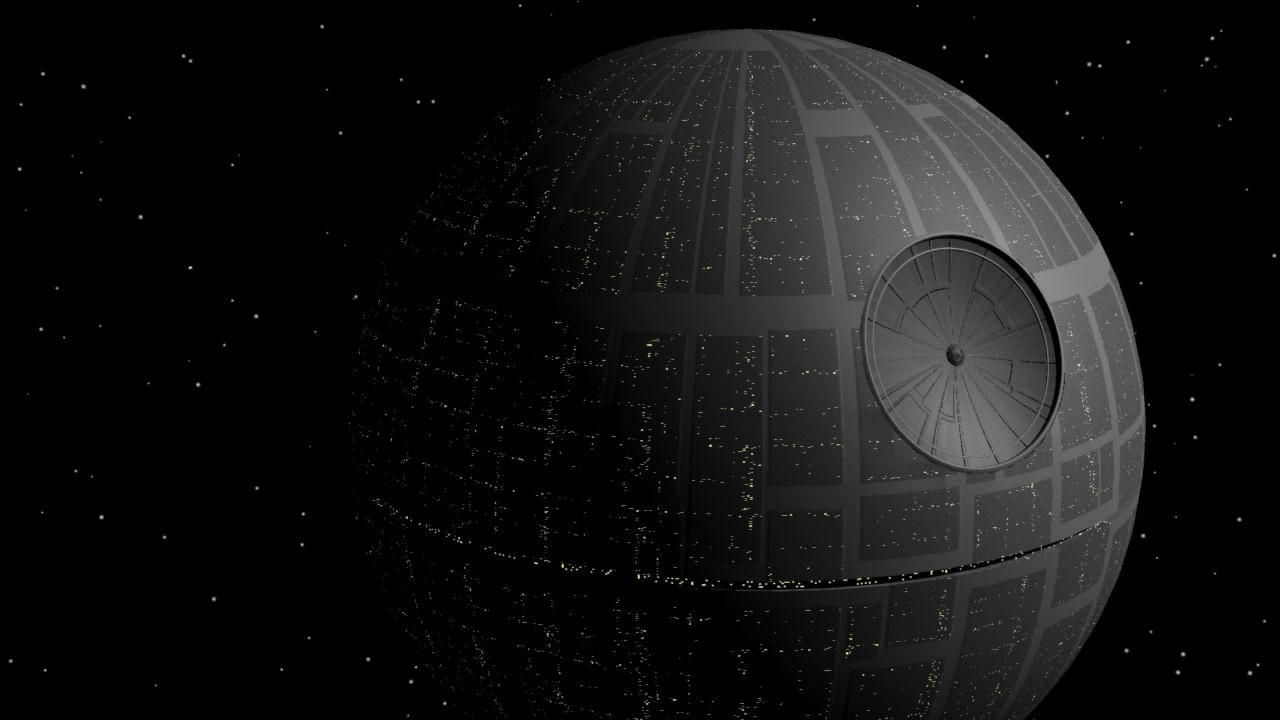 Death Star, Star Wars, Astronomical Object, Outer Space, Atmosphere. Wallpaper in 1280x720 Resolution