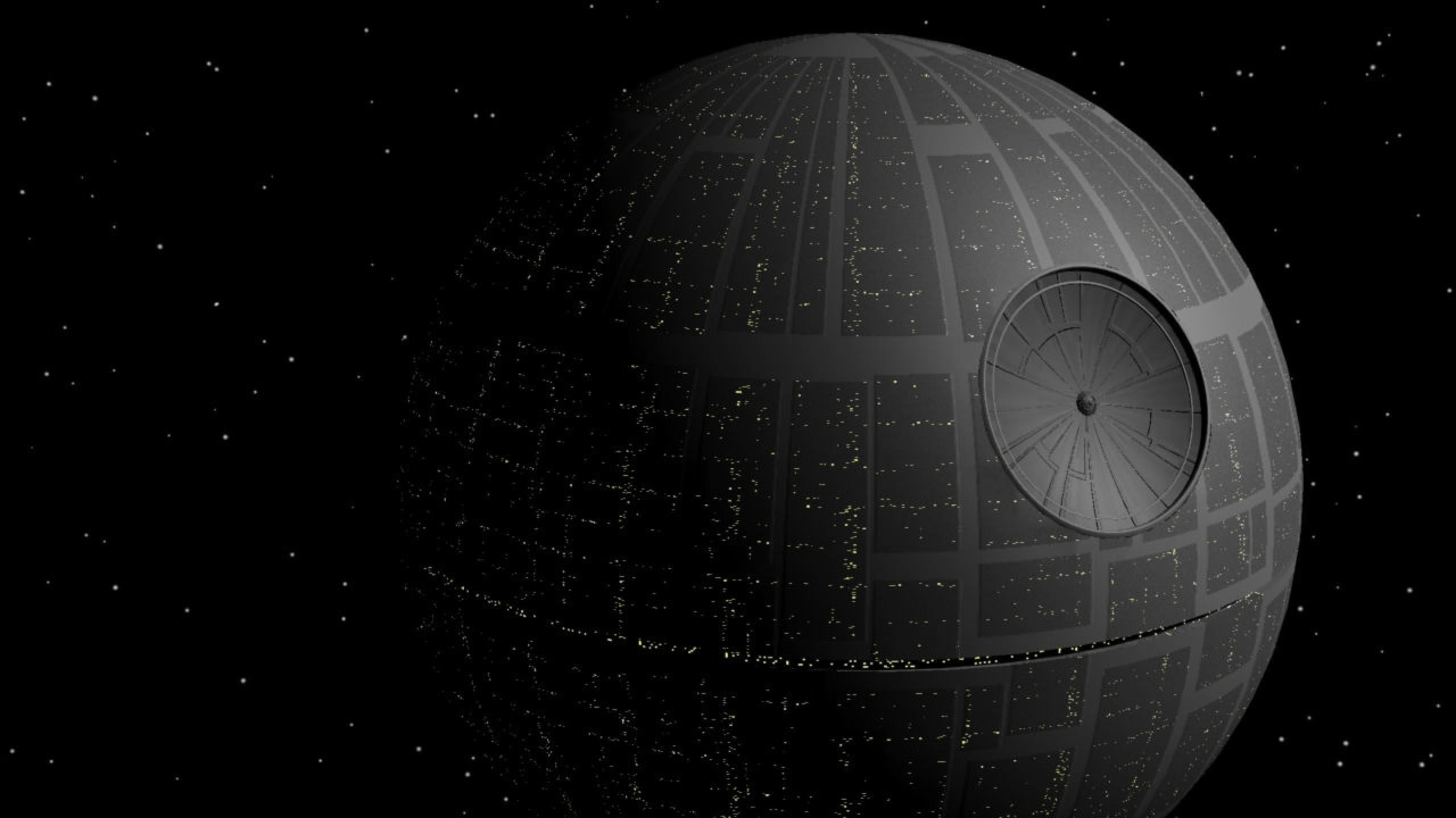 Death Star, Star Wars, Astronomical Object, Outer Space, Atmosphere. Wallpaper in 2560x1440 Resolution