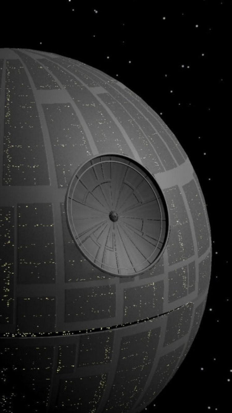 Death Star, Star Wars, Astronomical Object, Outer Space, Atmosphere. Wallpaper in 750x1334 Resolution