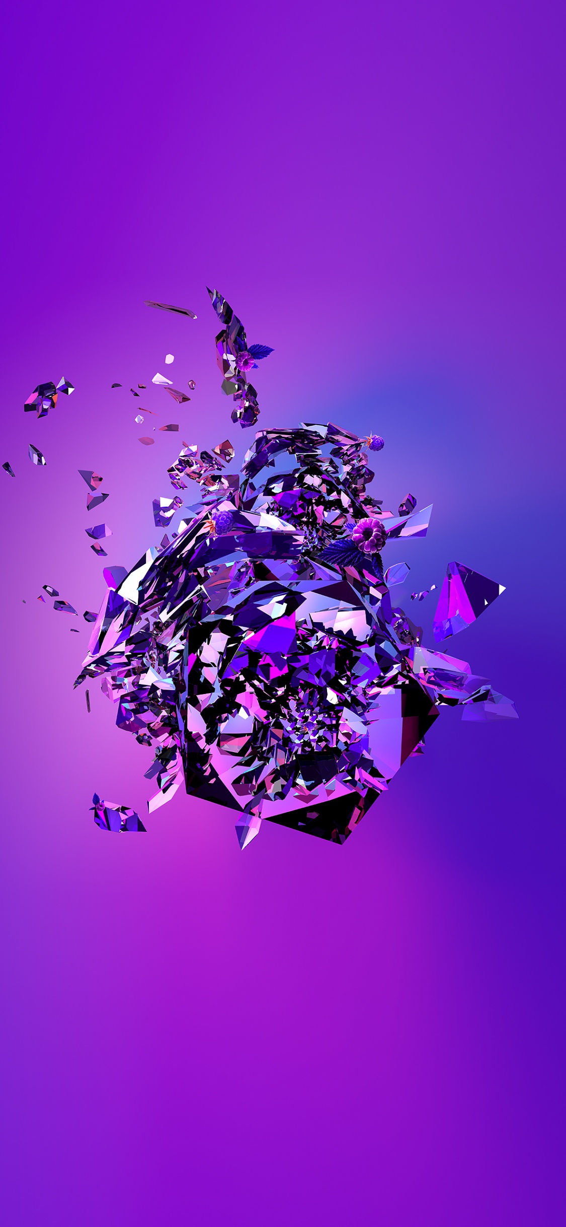 Lilac, dj Valeron, Deezer, Liquid, Purple. Wallpaper in 1125x2436 Resolution