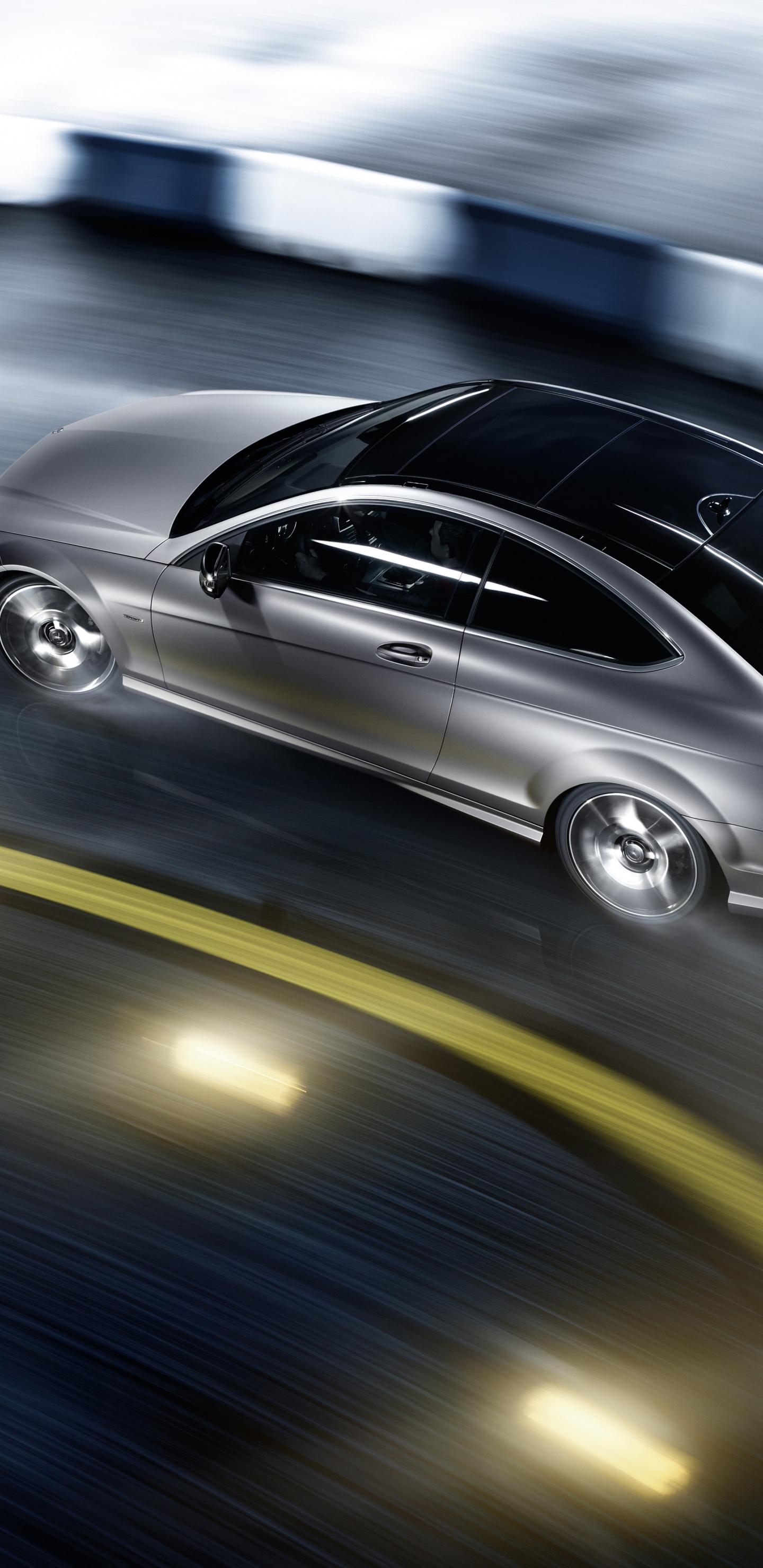 Black Porsche 911 on Road. Wallpaper in 1440x2960 Resolution