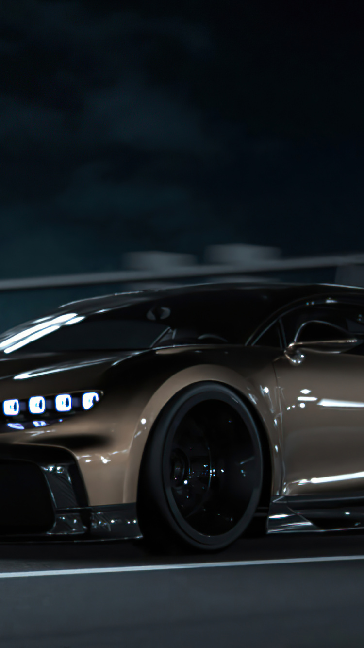 Bugatti, Bugatti Chiron Sport, Bugatti Chiron Pur Sport, Cars, Sports Car. Wallpaper in 750x1334 Resolution