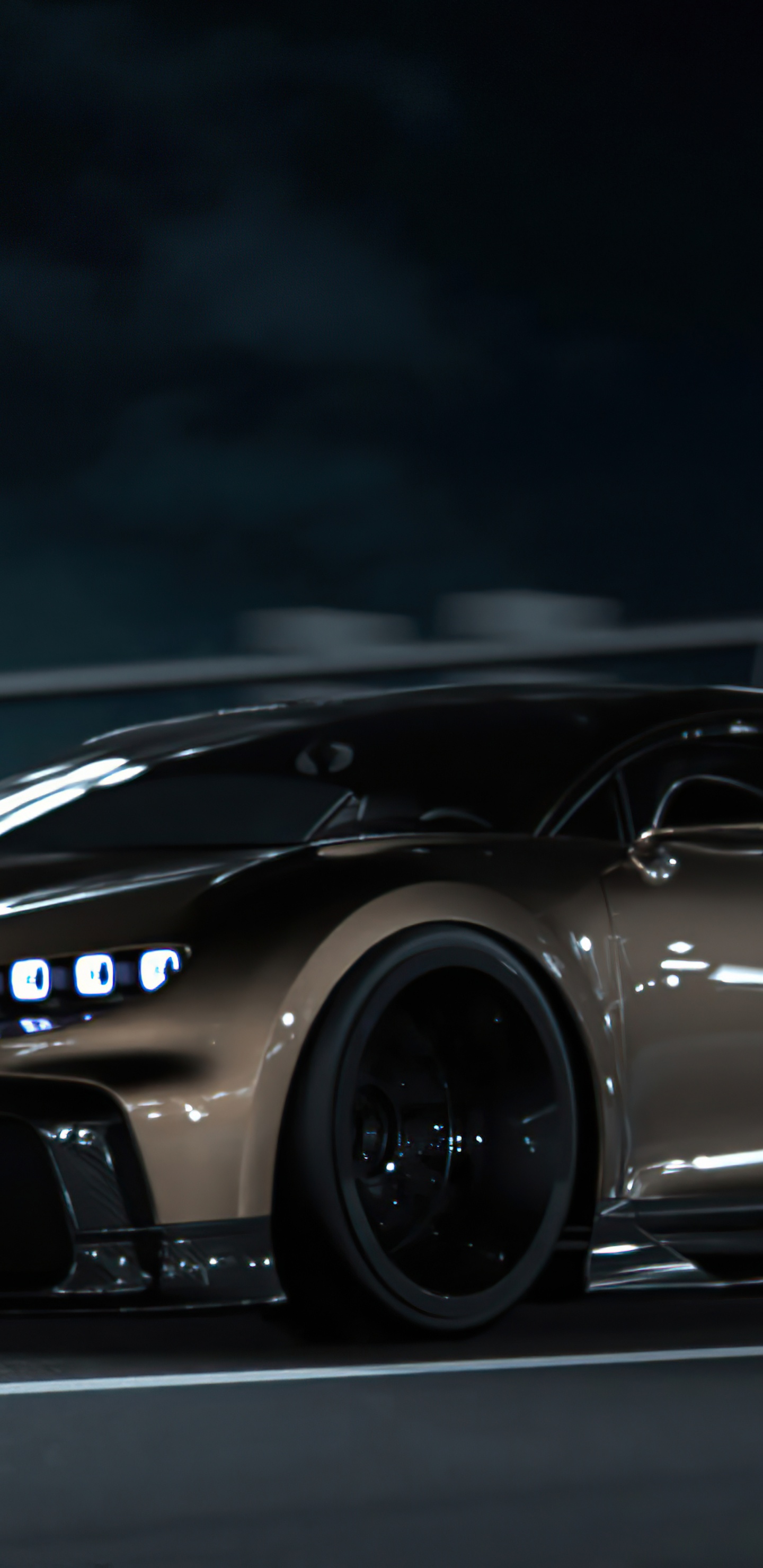 Bugatti, Bugatti Chiron Sport, Bugatti Chiron Purer Sport, Car, Sportwagen. Wallpaper in 1440x2960 Resolution