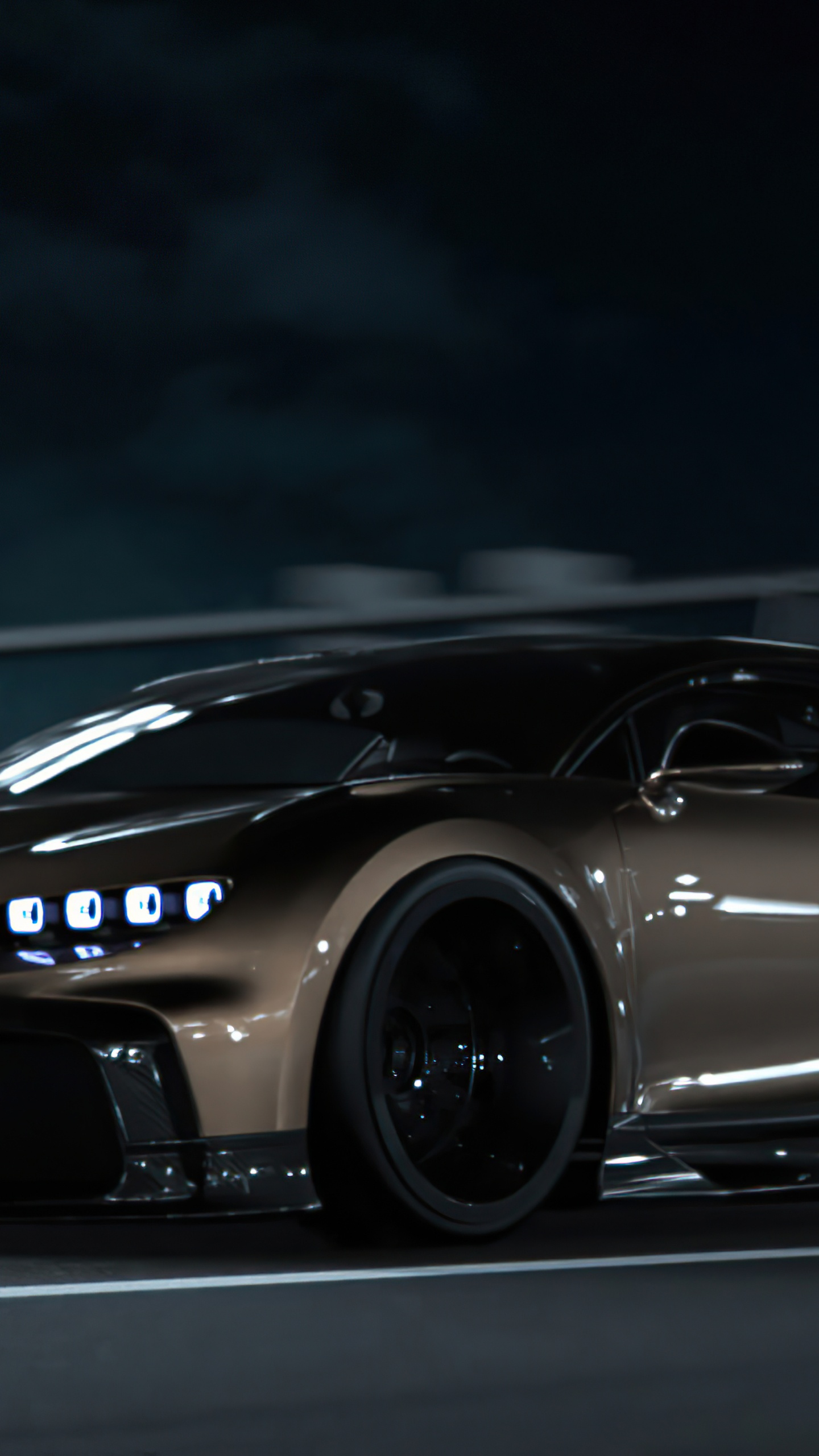 Bugatti, Deporte Bugatti Chiron, Bugatti Chiron Puro Deporte, Coche, Deportivo. Wallpaper in 1440x2560 Resolution