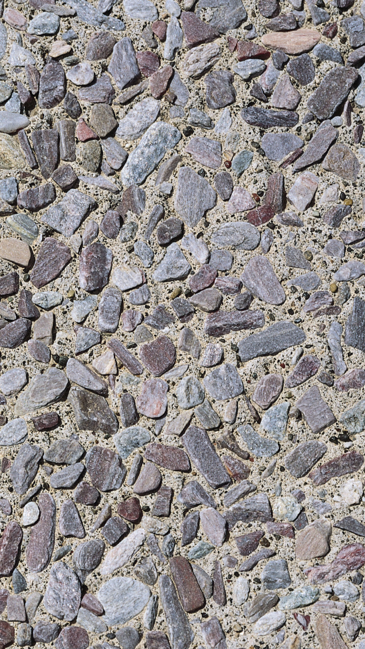 Brown and Gray Stone Fragments. Wallpaper in 750x1334 Resolution