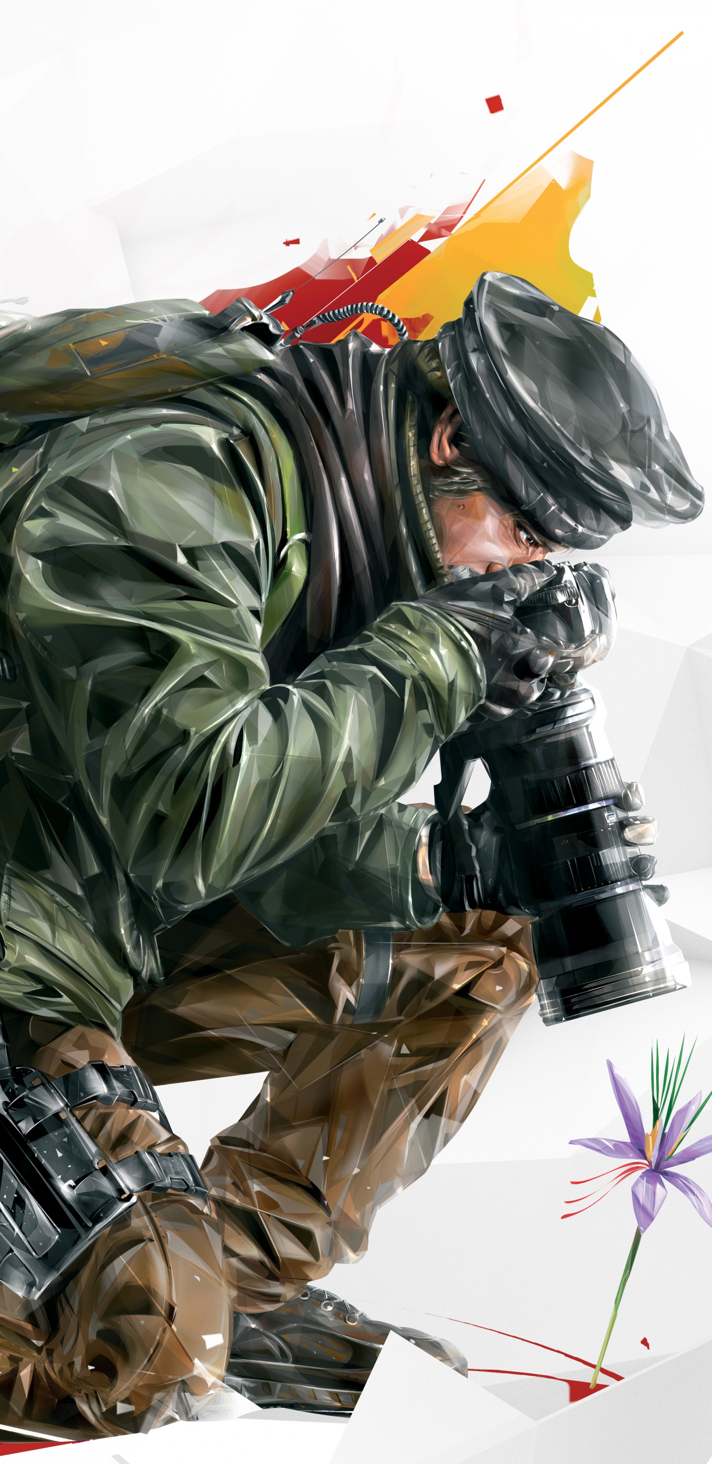 Ubisoft, Graphisme, Illustration, Uniforme, Graphique. Wallpaper in 1440x2960 Resolution