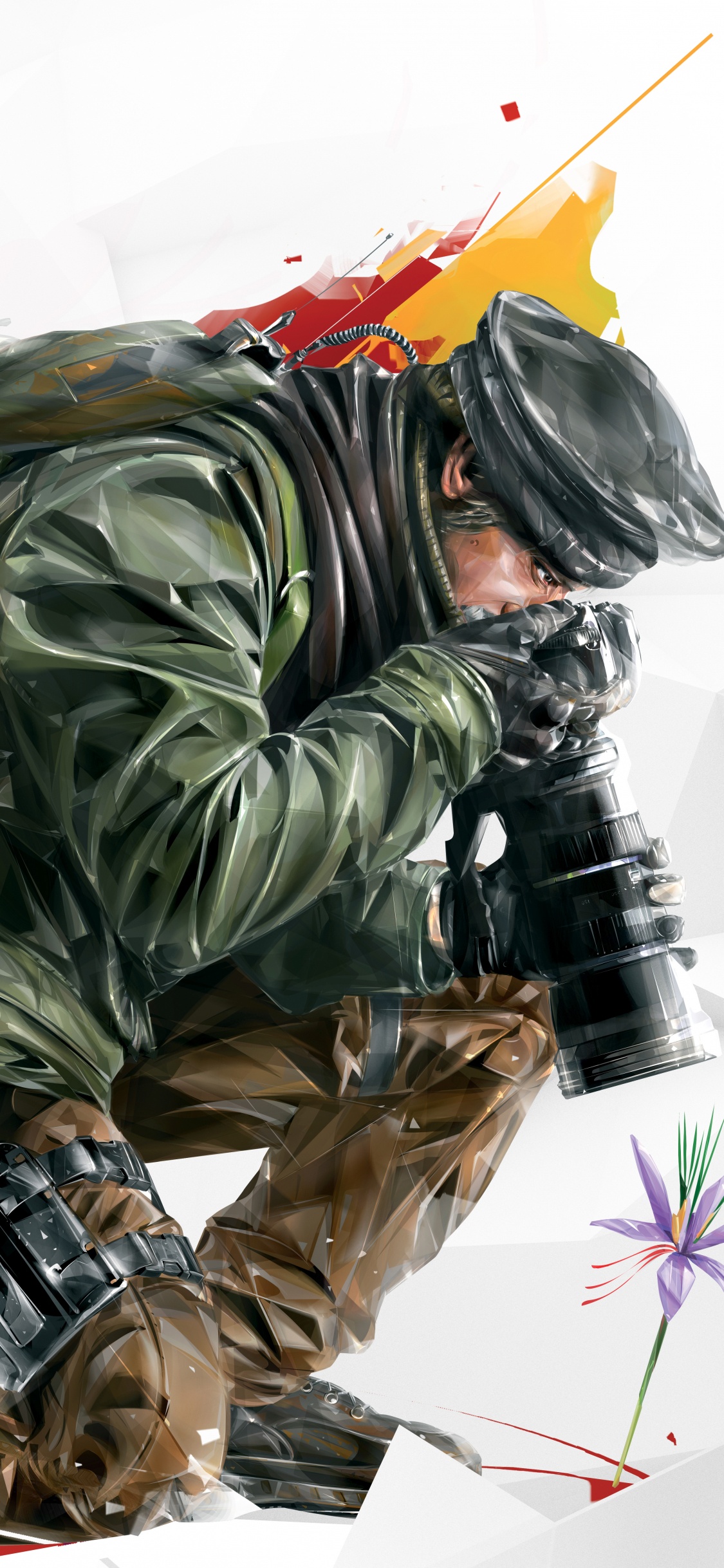 Ubisoft, Graphic Design, Illustration, Uniform, Graphics. Wallpaper in 1125x2436 Resolution