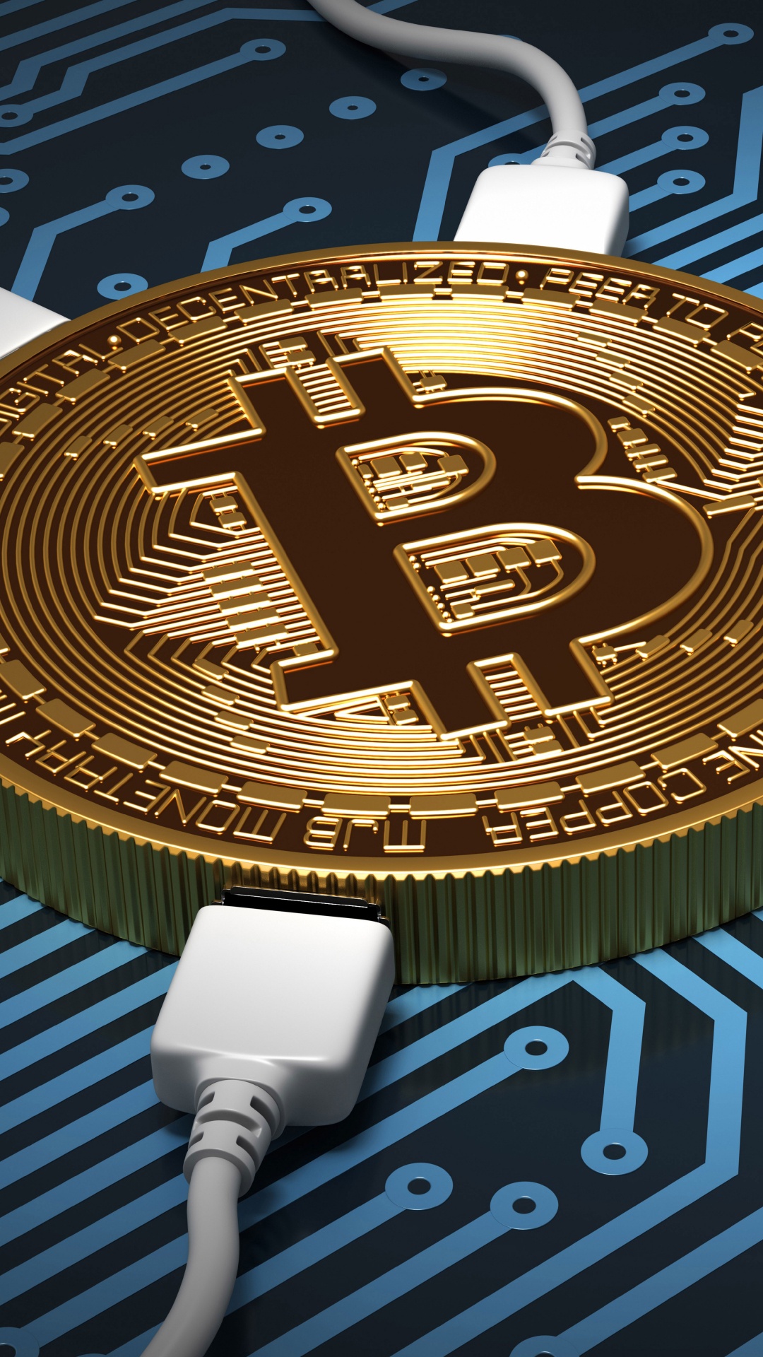 特币, 加密货币, 电子, 电子设备, 电子组件 壁纸 1080x1920 允许