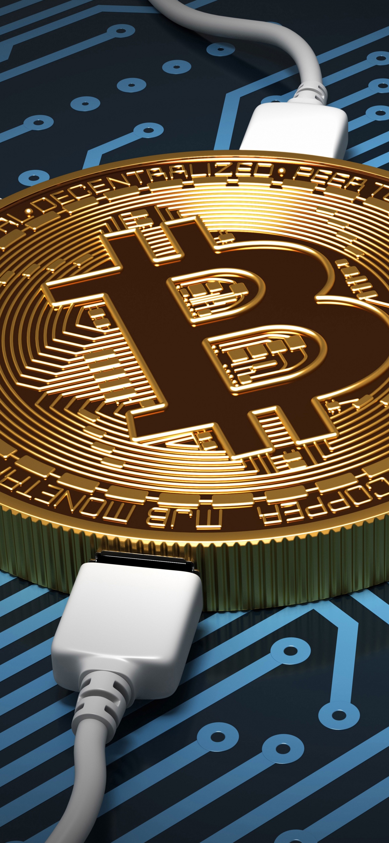 特币, 加密货币, 电子, 电子设备, 电子组件 壁纸 1242x2688 允许