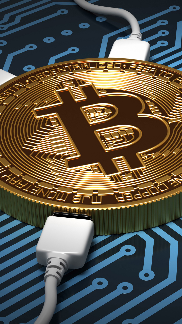 特币, 加密货币, 电子, 电子设备, 电子组件 壁纸 750x1334 允许