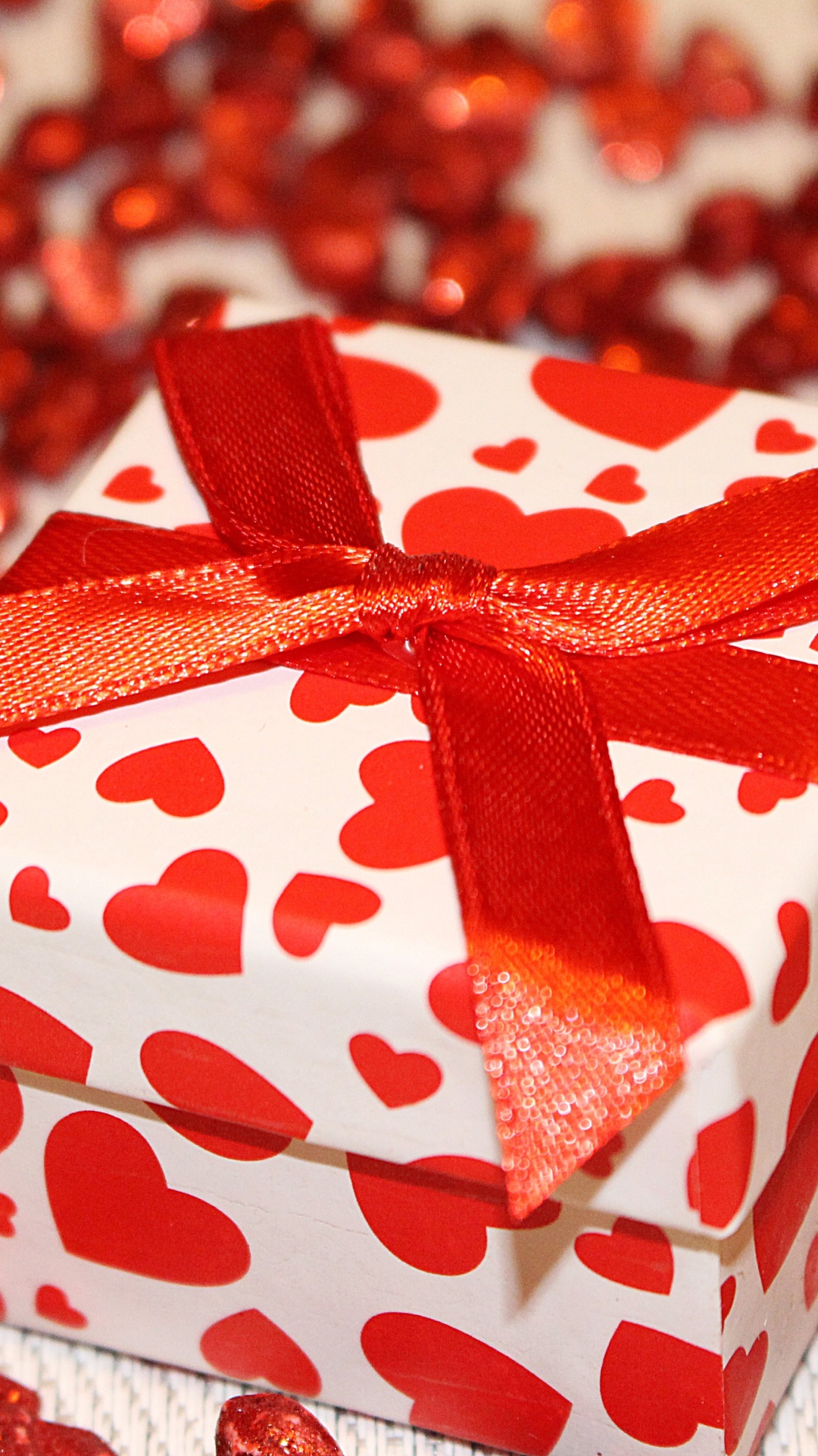 Gift, Valentines Day, Gift Wrapping, Red, Food. Wallpaper in 1080x1920 Resolution