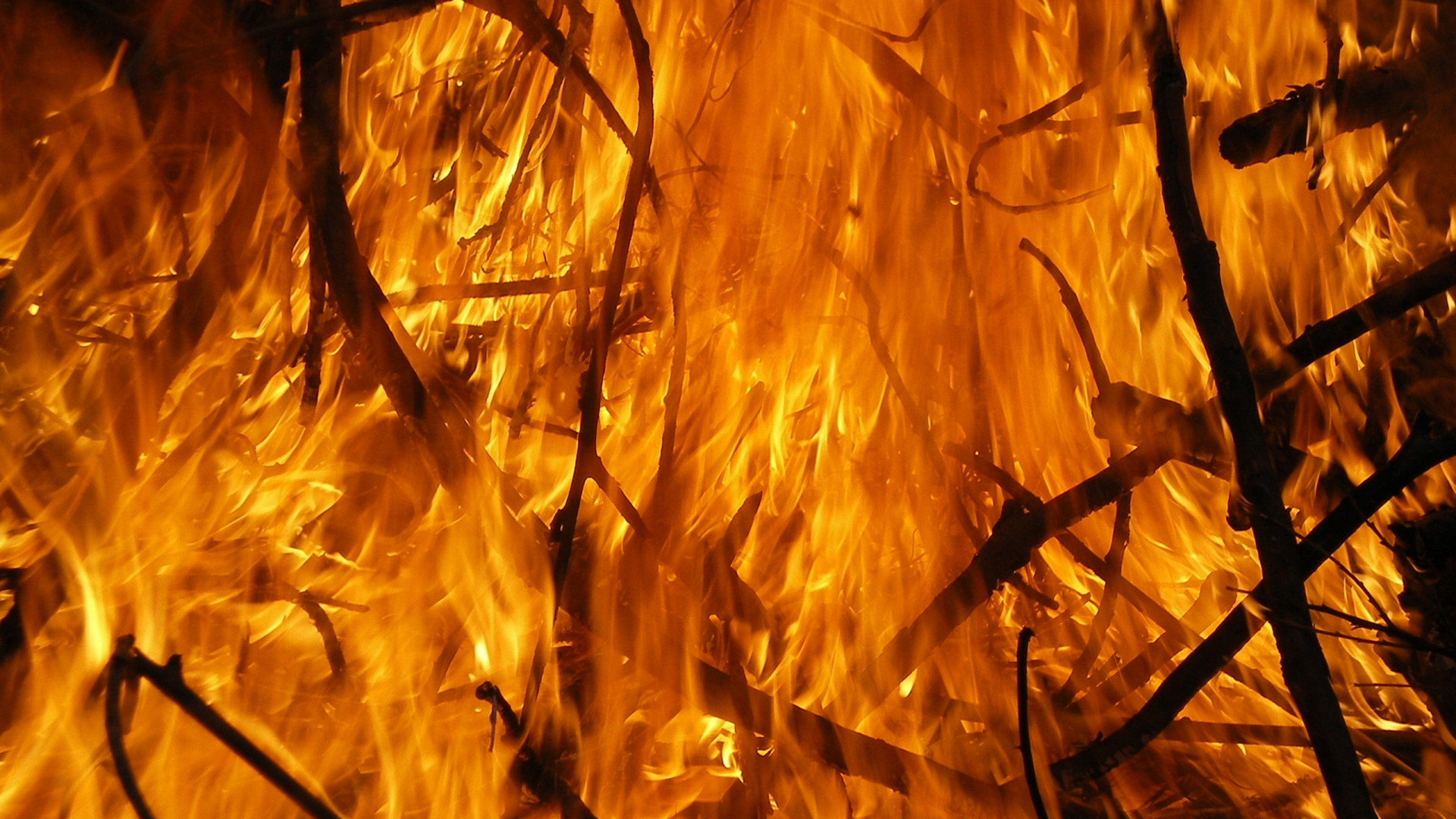 Peinture Abstraite Jaune et Marron. Wallpaper in 1920x1080 Resolution