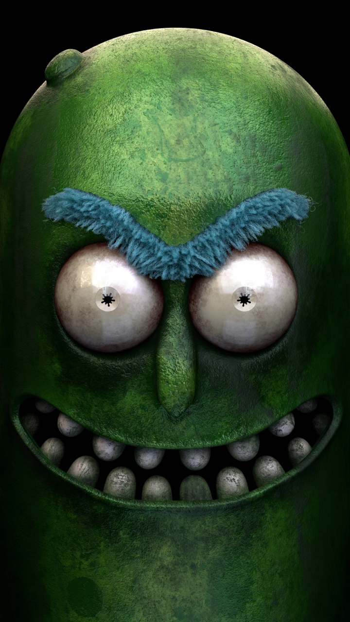 Rick Und Morty Amoliert, Rick Sanchez, Gurke Rick, Zeichnung, Meeseeks Und Zerstören. Wallpaper in 720x1280 Resolution