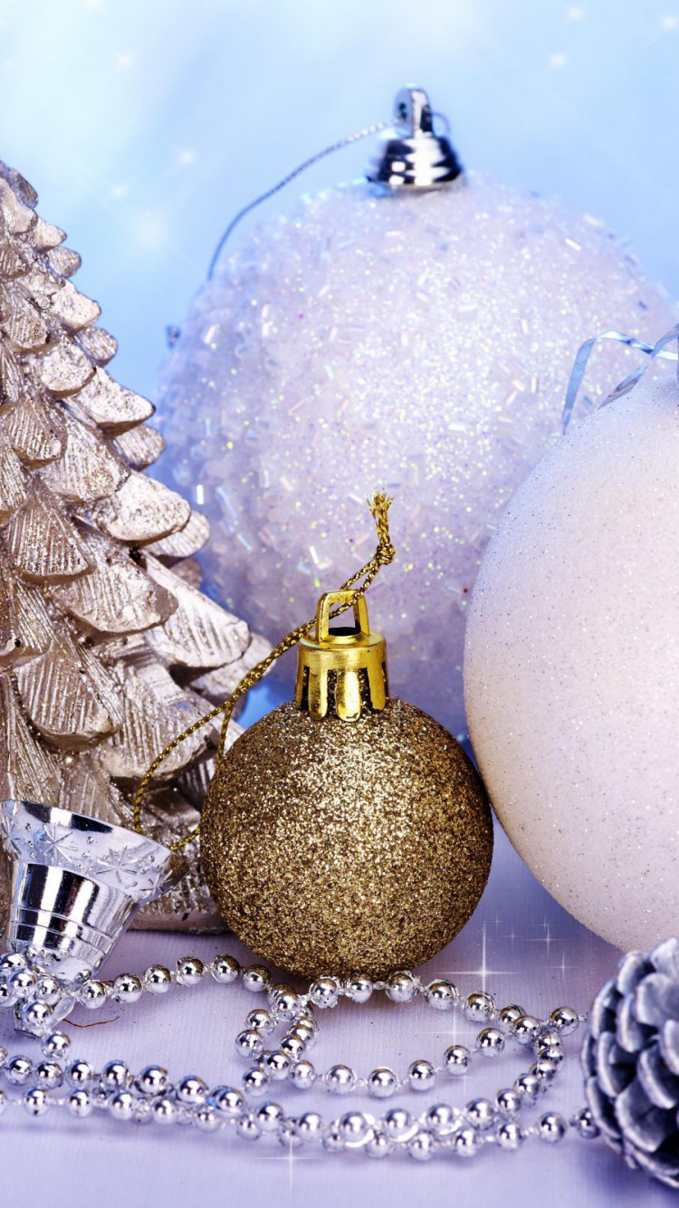 Neujahr, Weihnachten, Christmas Ornament, Weihnachtsdekoration, Fir. Wallpaper in 750x1334 Resolution