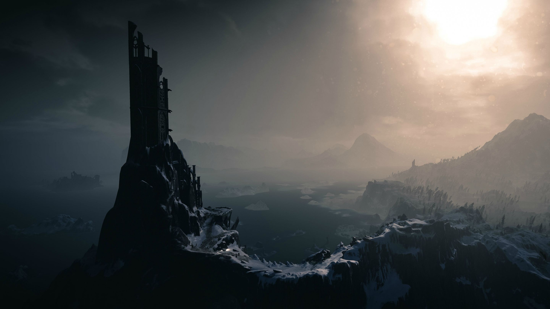 Snow Covered Mountains During Daytime. Wallpaper in 1920x1080 Resolution