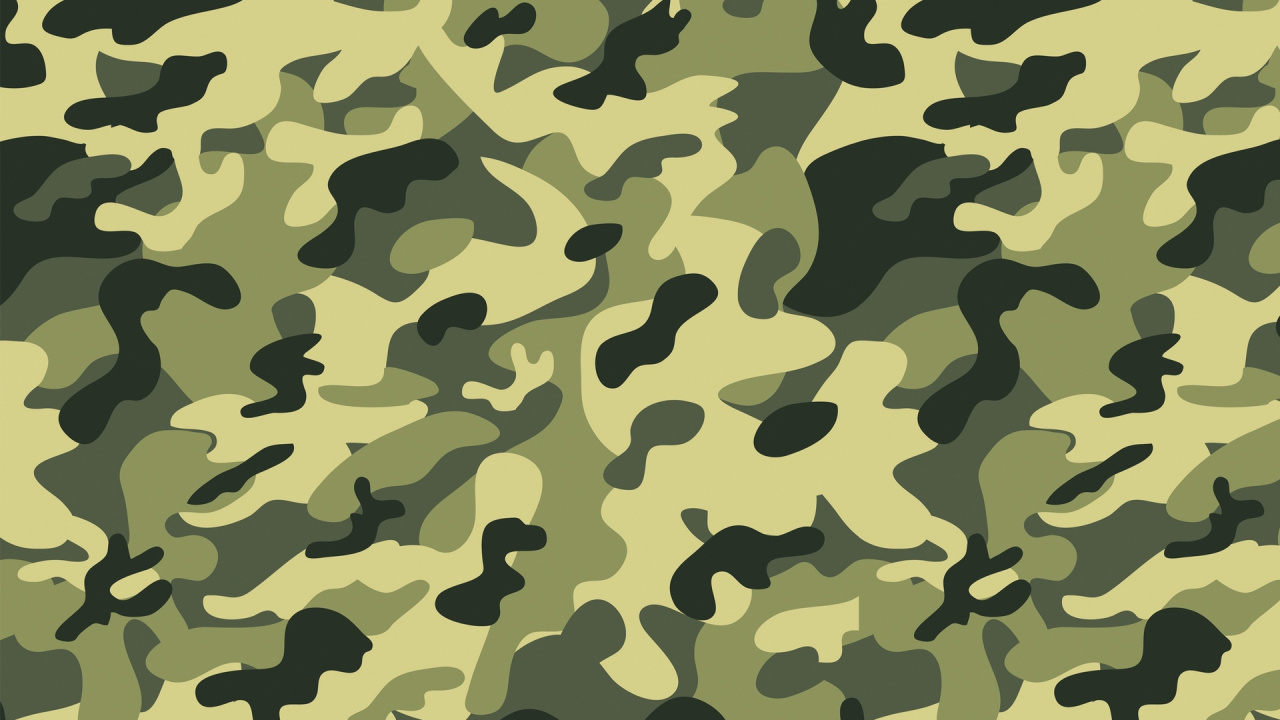 Textil Camuflaje Verde y Negro. Wallpaper in 1280x720 Resolution