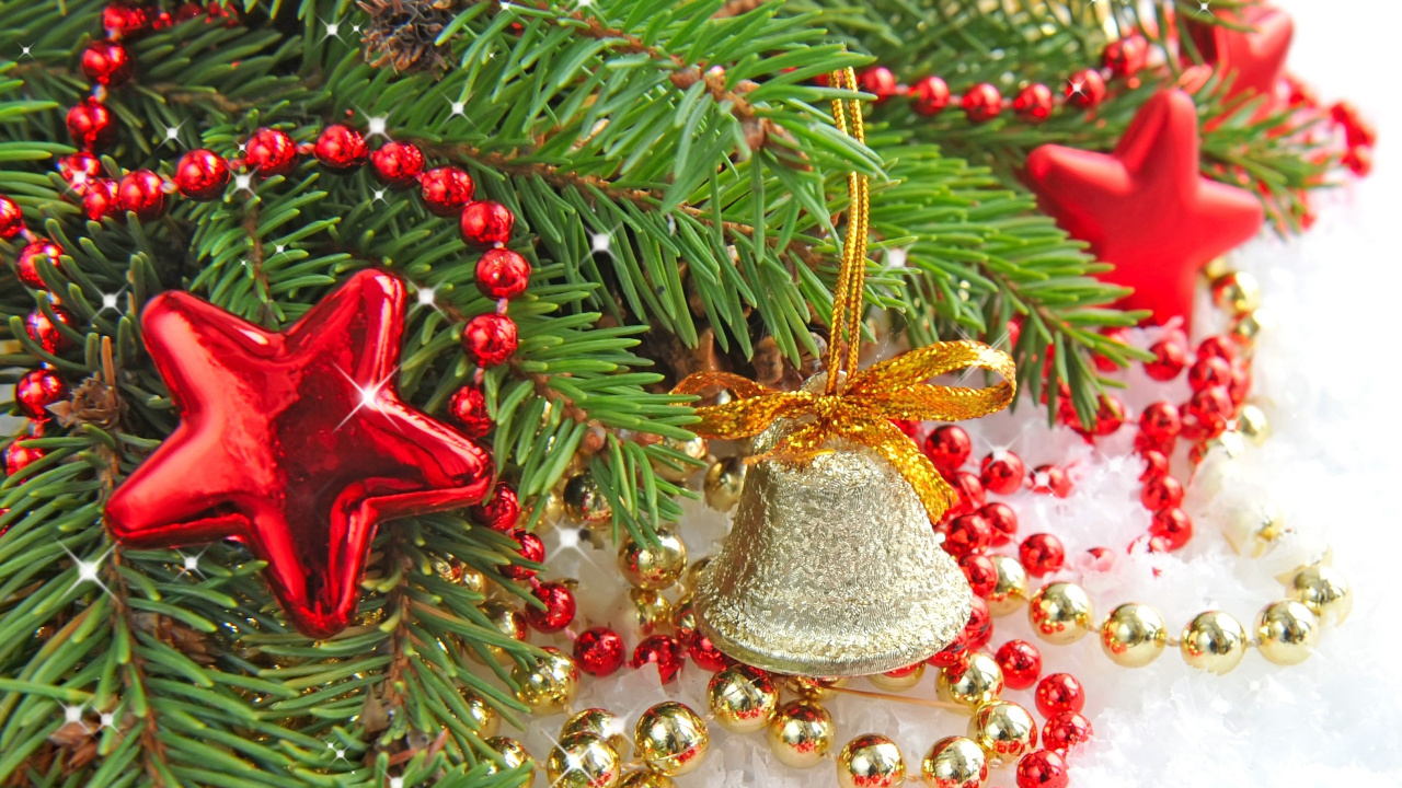 Christmas Ornament, Fir, Christmas Day, New Year, Christmas Decoration. Wallpaper in 1280x720 Resolution