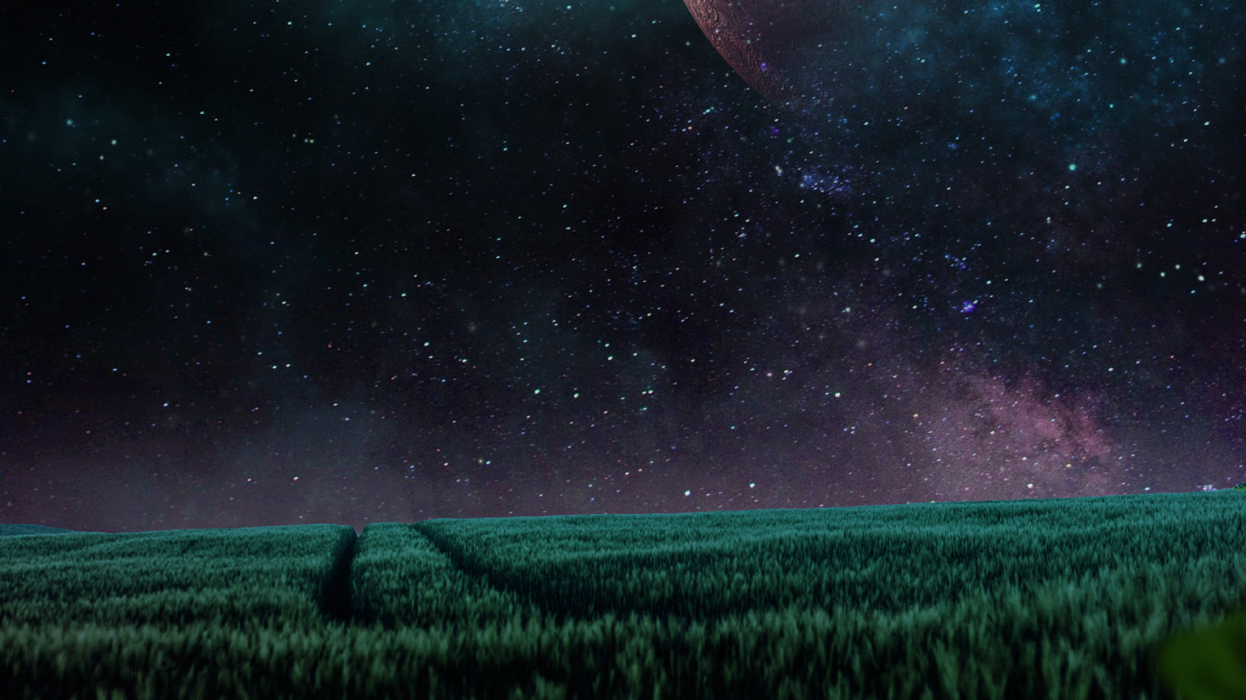 Natur, Weltraum, Raum, Atmosphäre, Mond. Wallpaper in 1366x768 Resolution