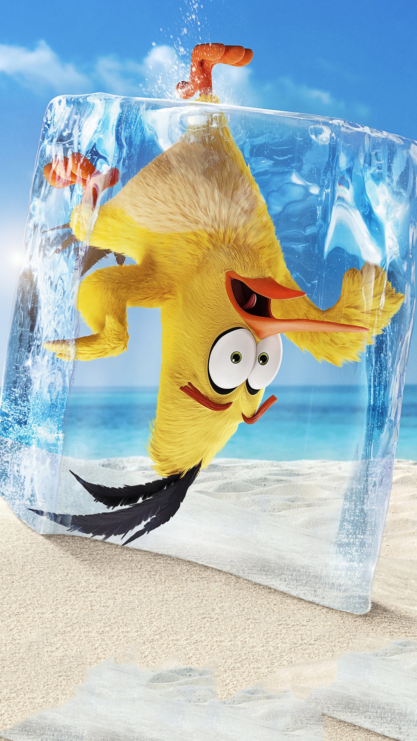 Azure, 艺术, 鸟, 鹅和鸭子的天鹅 壁纸 1440x2560 允许