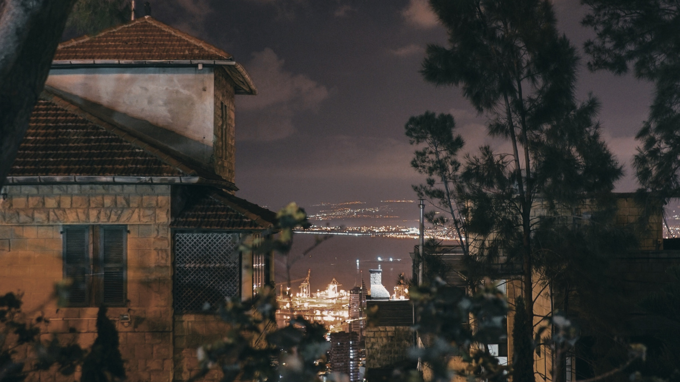 Apple Musique, Atmosphère, Nuit, Obscurité, Architecture. Wallpaper in 1366x768 Resolution