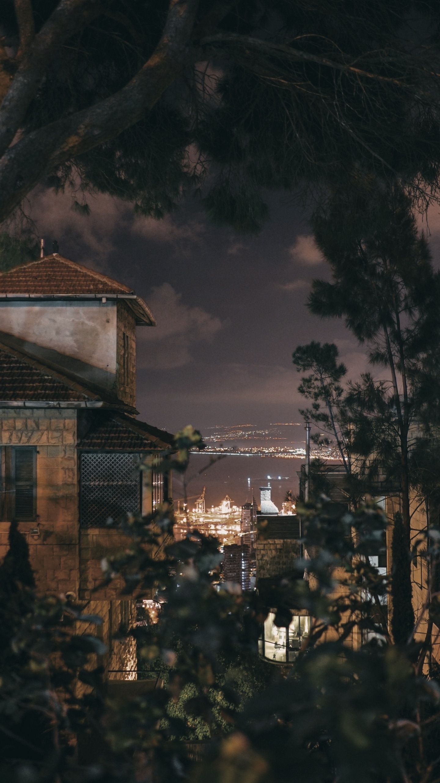 Apple Musique, Atmosphère, Nuit, Obscurité, Architecture. Wallpaper in 1440x2560 Resolution