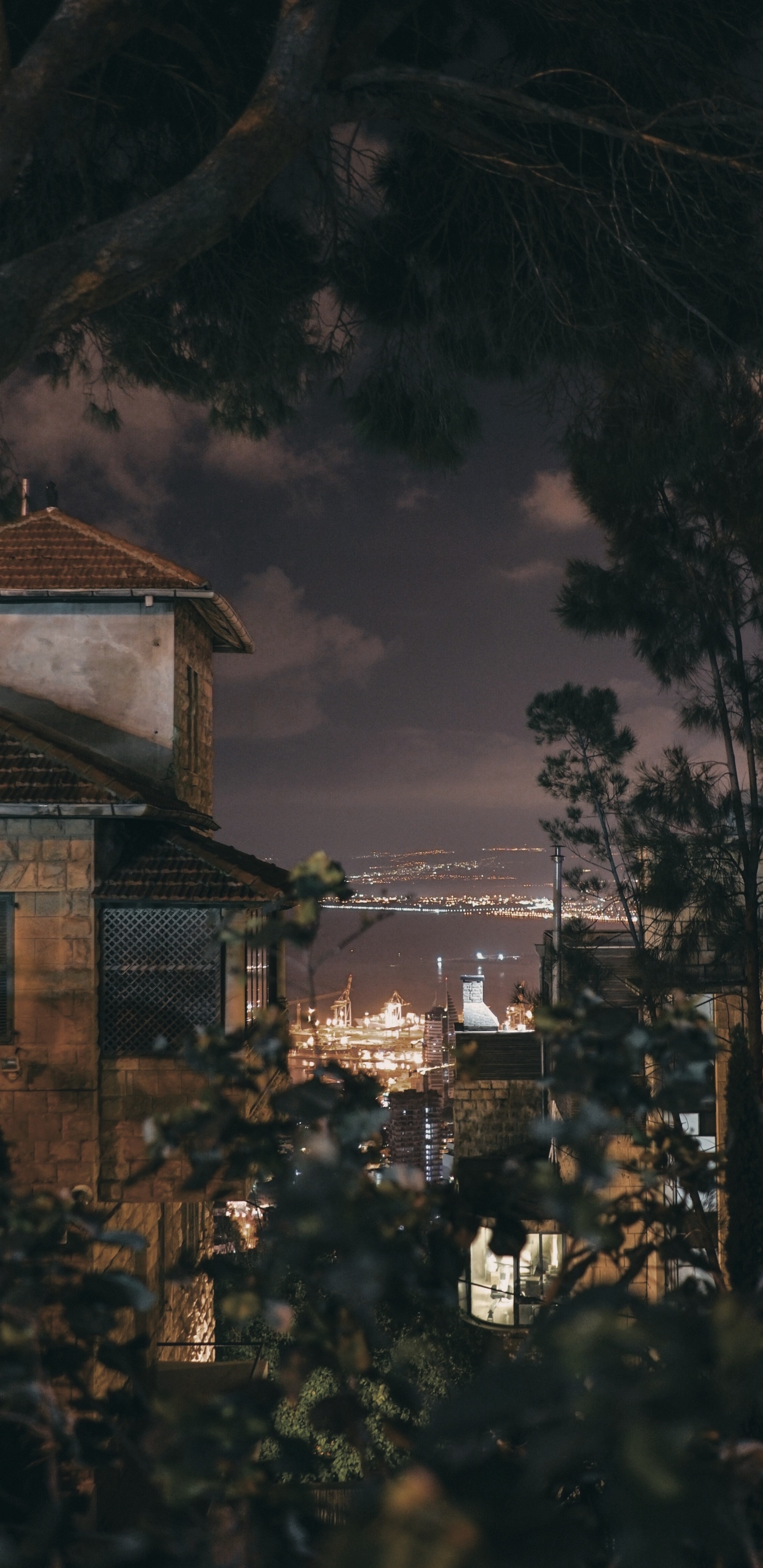 Apple Musique, Atmosphère, Nuit, Obscurité, Architecture. Wallpaper in 1440x2960 Resolution