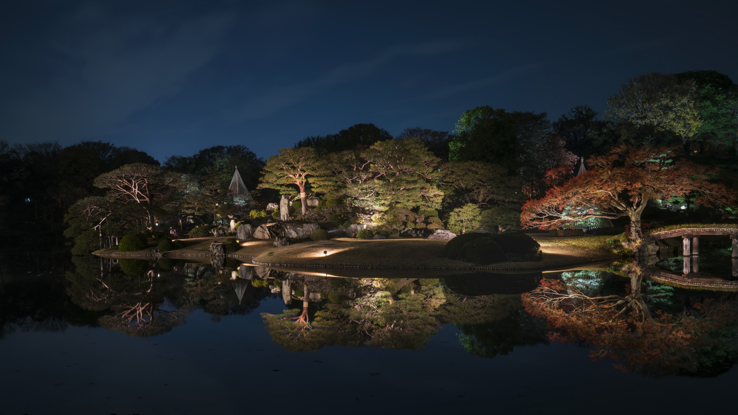 反射, 性质, 风景照, 日本, 天空 壁纸 2560x1440 允许