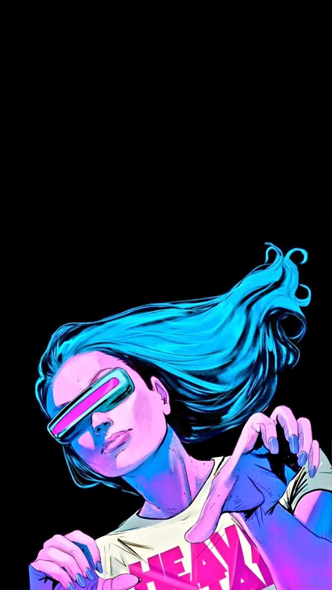 Cartoon, Purpur, Kunst, Electric Blue, Magenta. Wallpaper in 1080x1920 Resolution