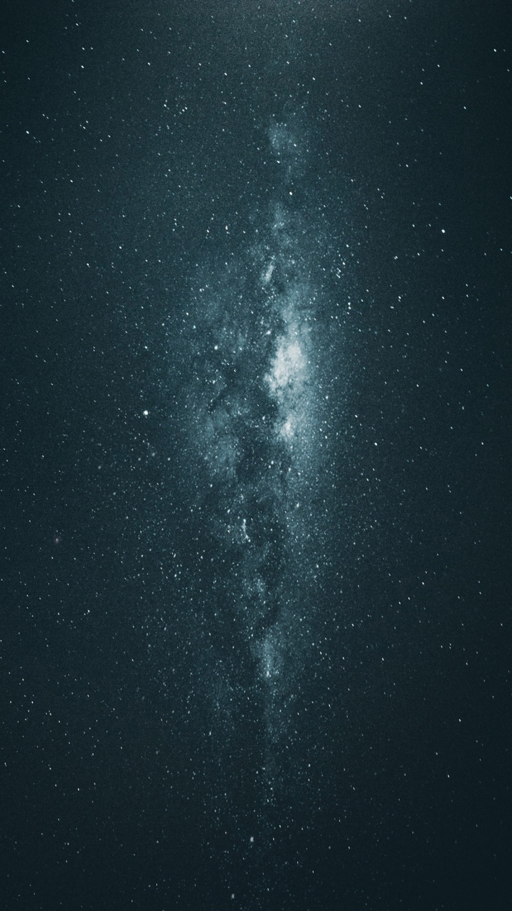 Black and White Starry Night. Wallpaper in 720x1280 Resolution