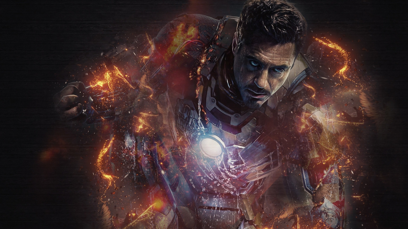 Illustration, Personnage de Fiction, Espace, Robert Downey Jr, Marvel. Wallpaper in 1366x768 Resolution
