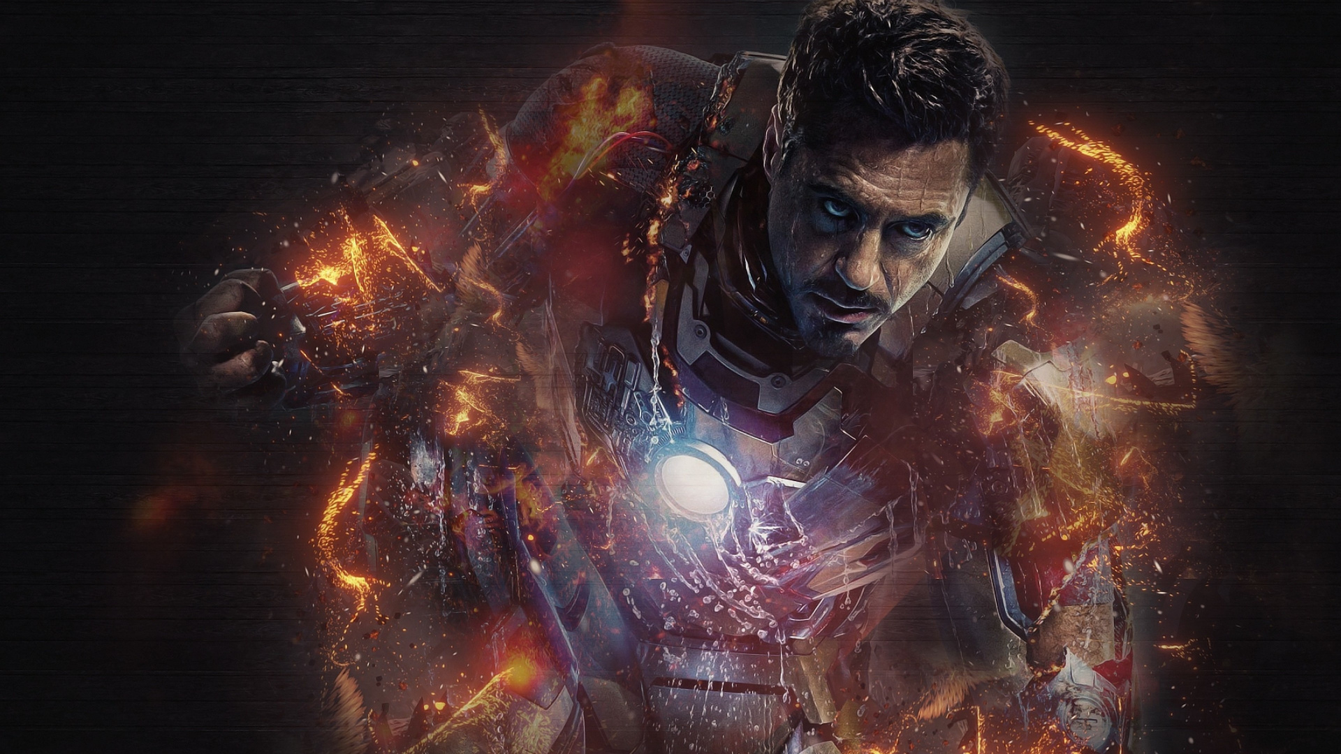 Illustration, Personnage de Fiction, Espace, Robert Downey Jr, Marvel. Wallpaper in 1920x1080 Resolution