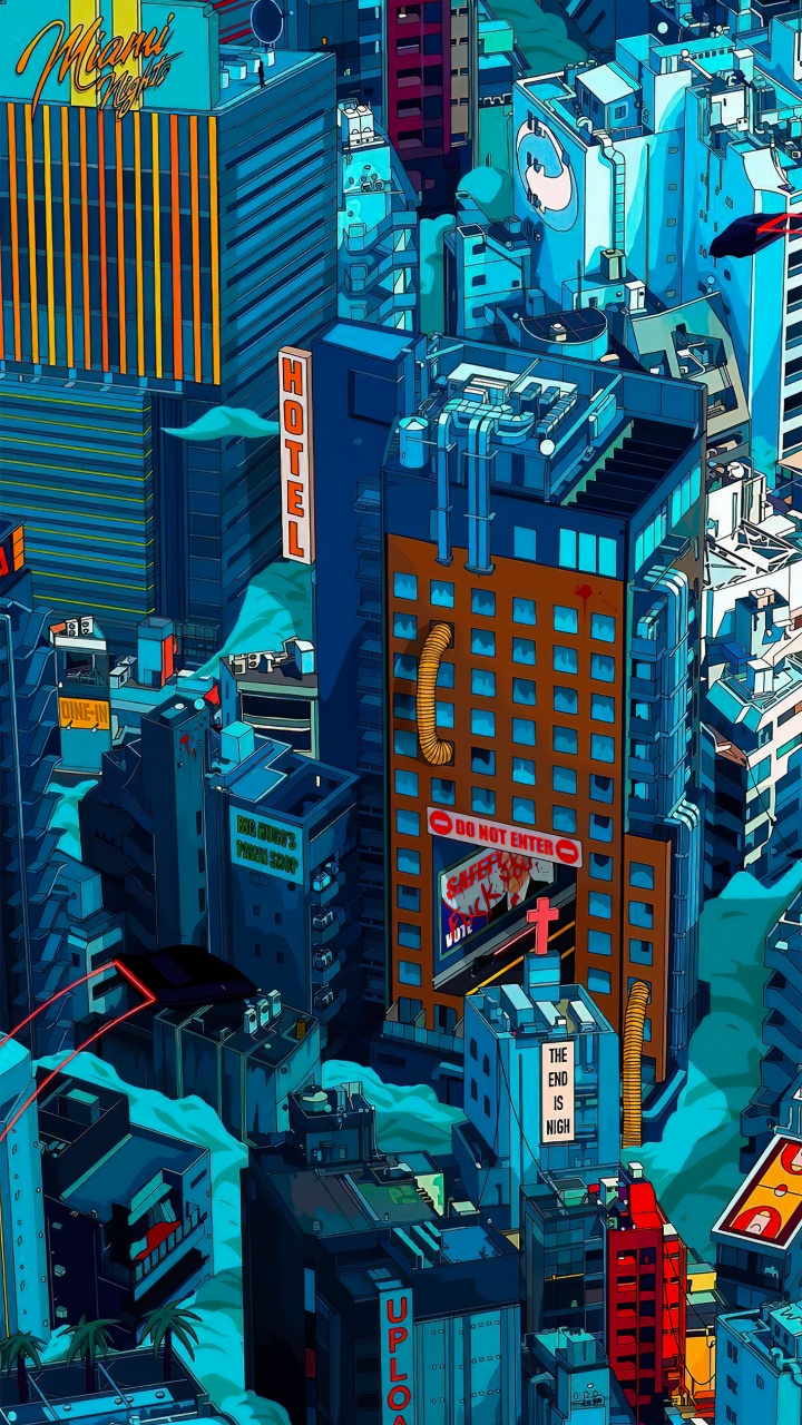 Urbe, Edificio, Azul, Torre, Torre de Bloques. Wallpaper in 720x1280 Resolution